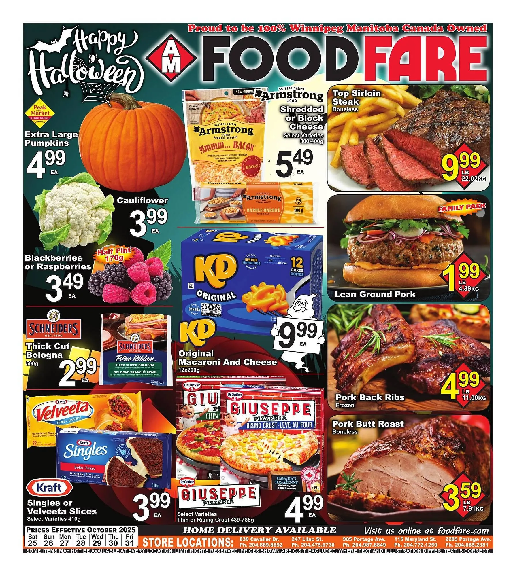 Food Fare flyer from October 24 to October 30 2025 - flyer page 1