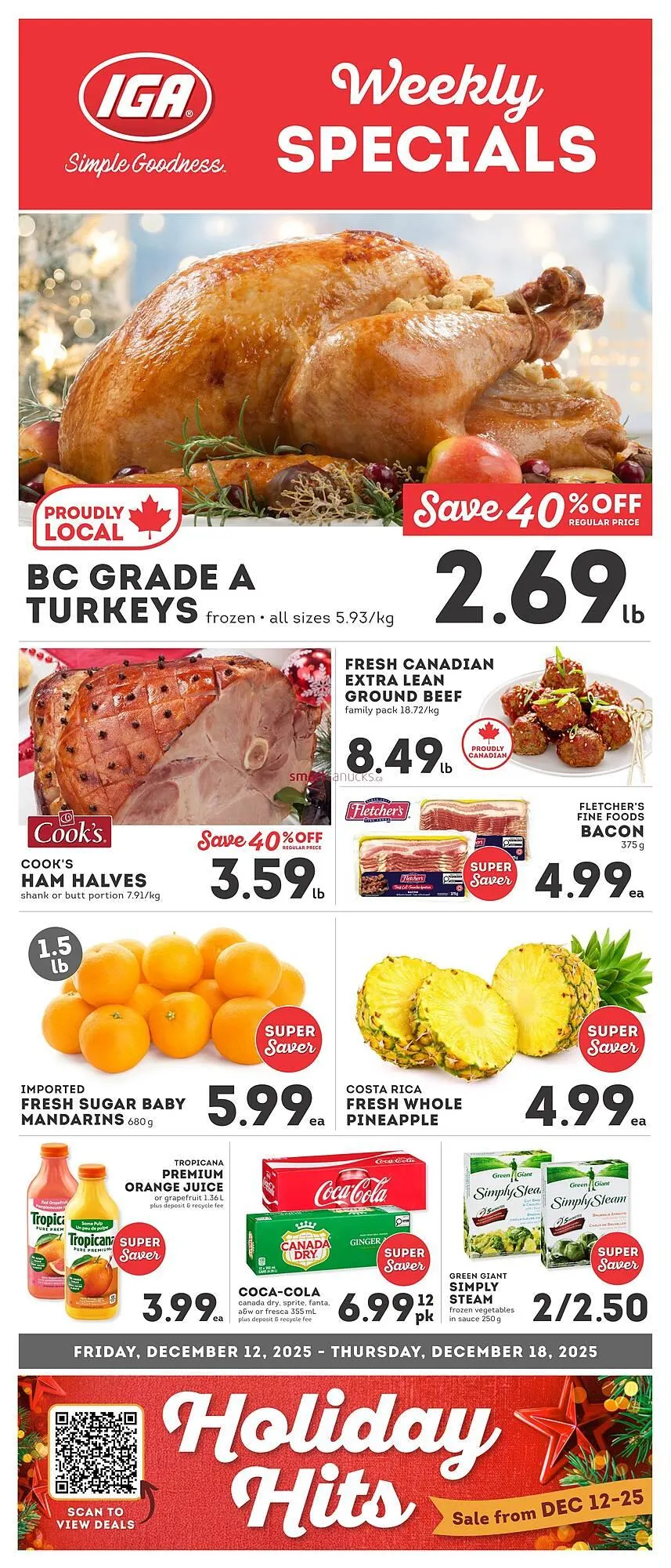 IGA flyer from December 11 to December 17 2025 - flyer page 1