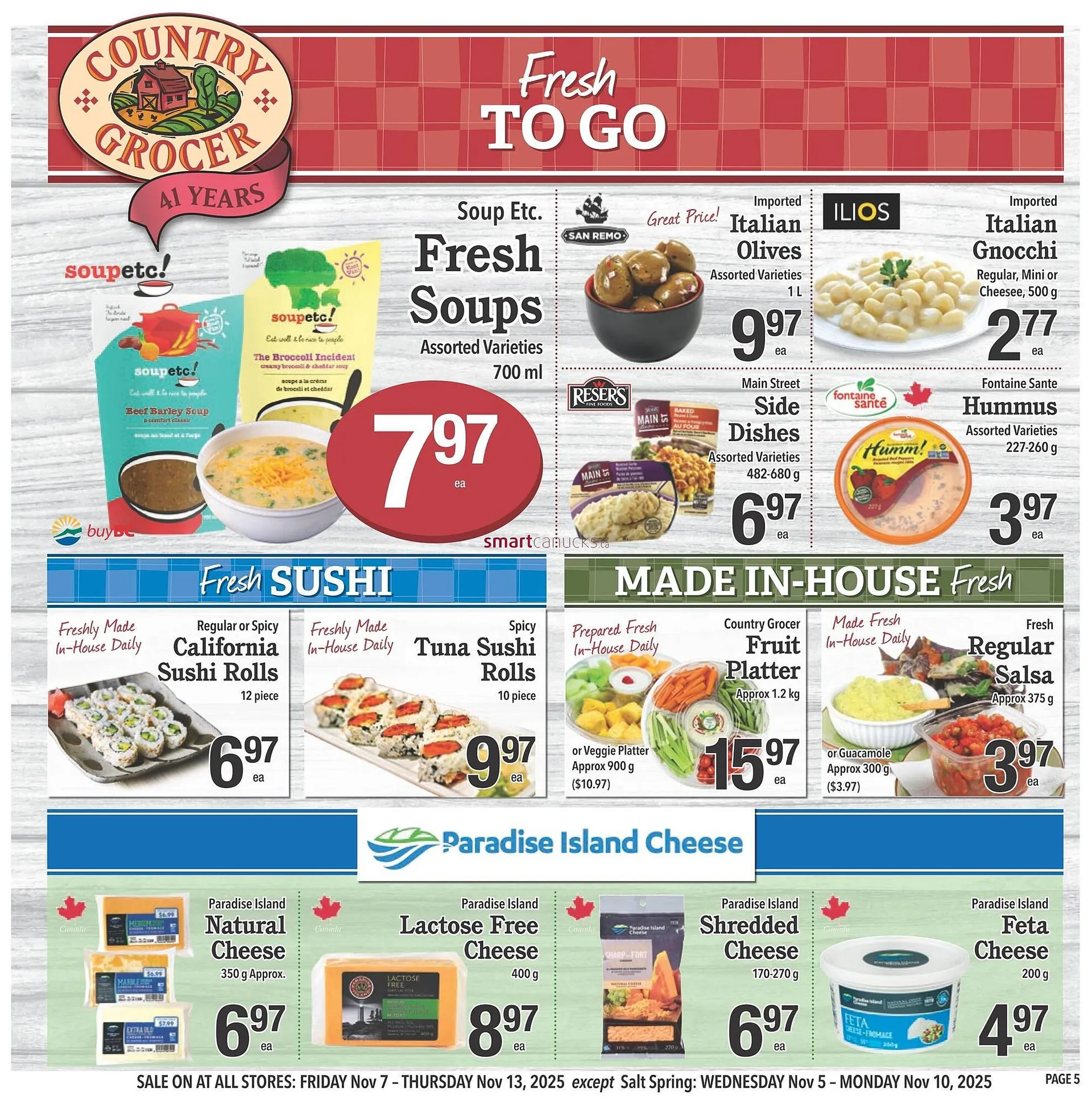 Country Grocer flyer from November 6 to November 12 2025 - flyer page 5