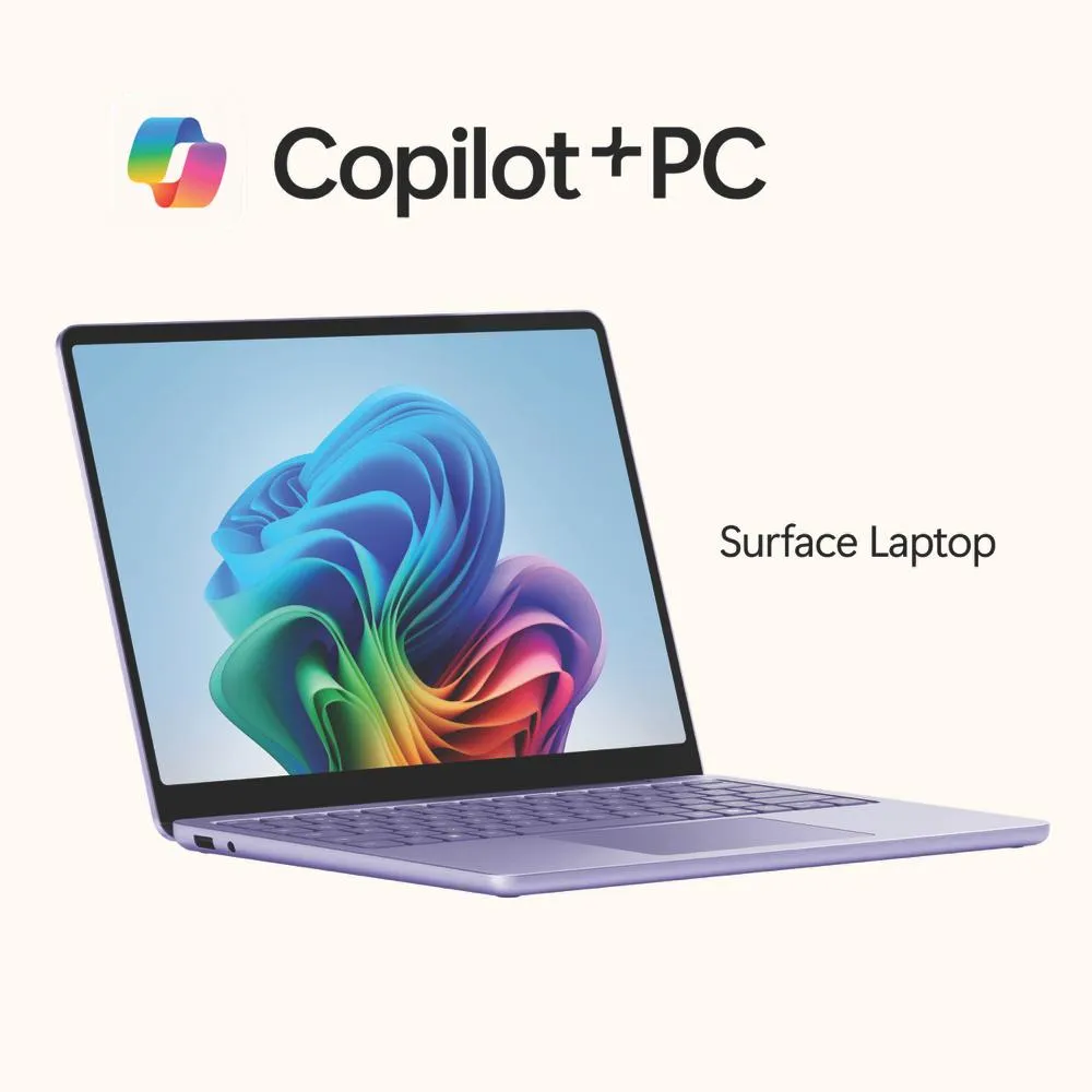 Microsoft Surface Laptop CoPilot+ PC 13" Snapdragon X Plus 8 Core 16GB 512GB -Violet