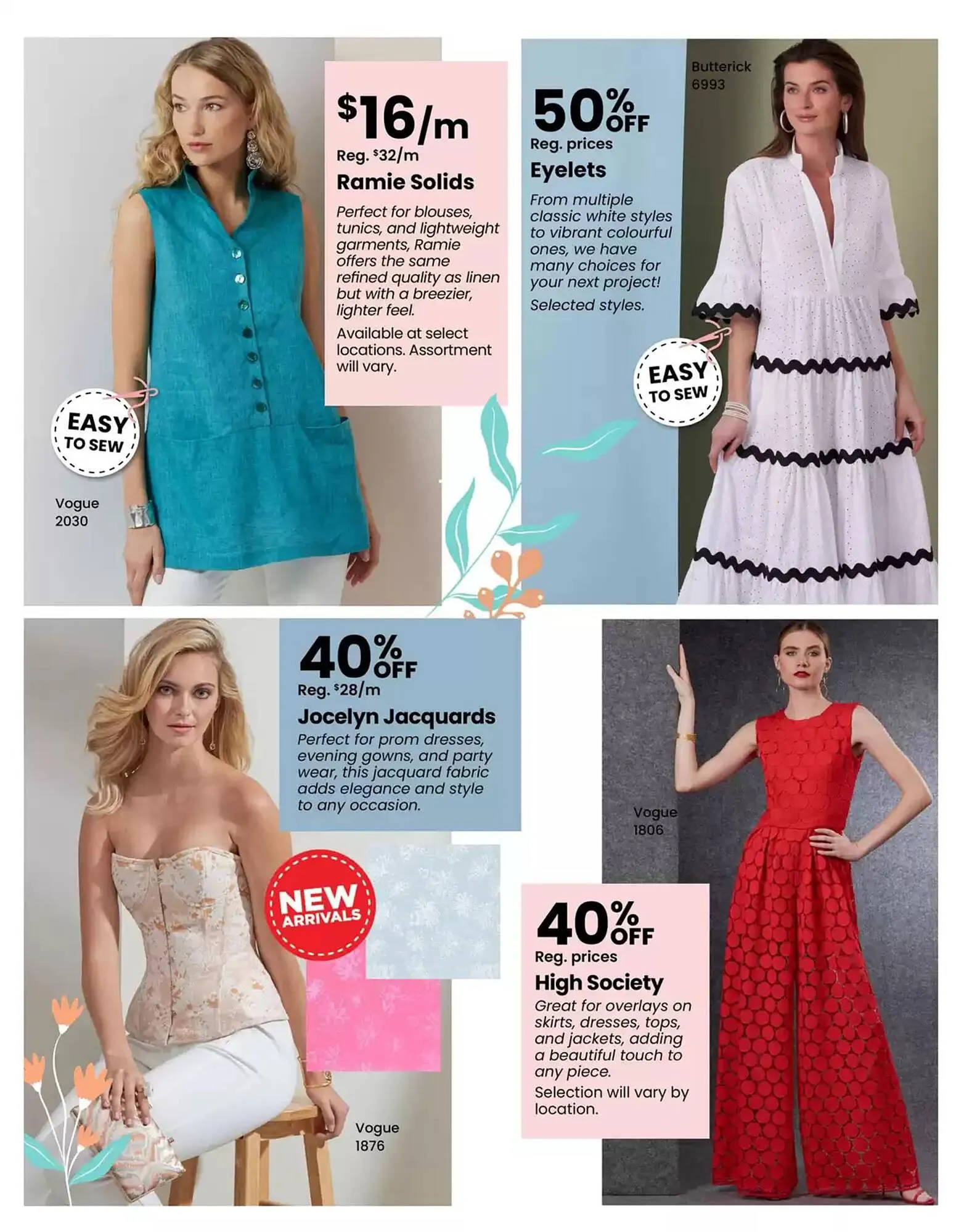 Fabricland flyer from March 1 to March 31 2025 - flyer page 4