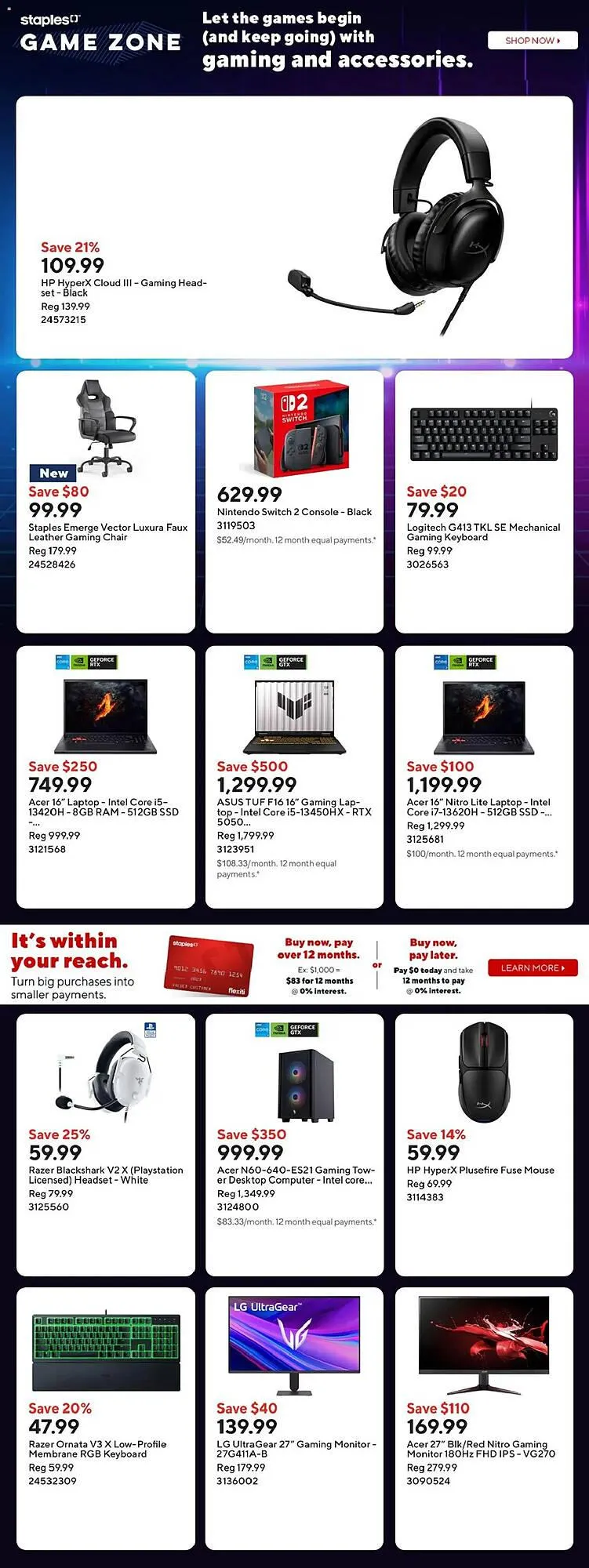 Staples flyer from January 16 to January 23 2026 - flyer page 9