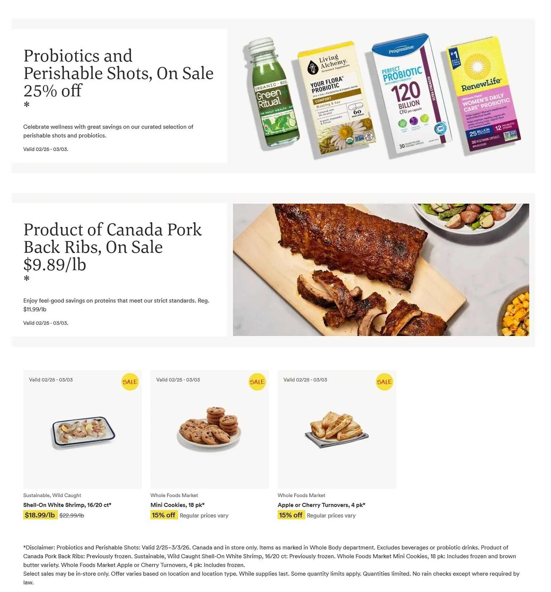 Whole Foods Market flyer from February 25 to March 3 2026 - flyer page 1