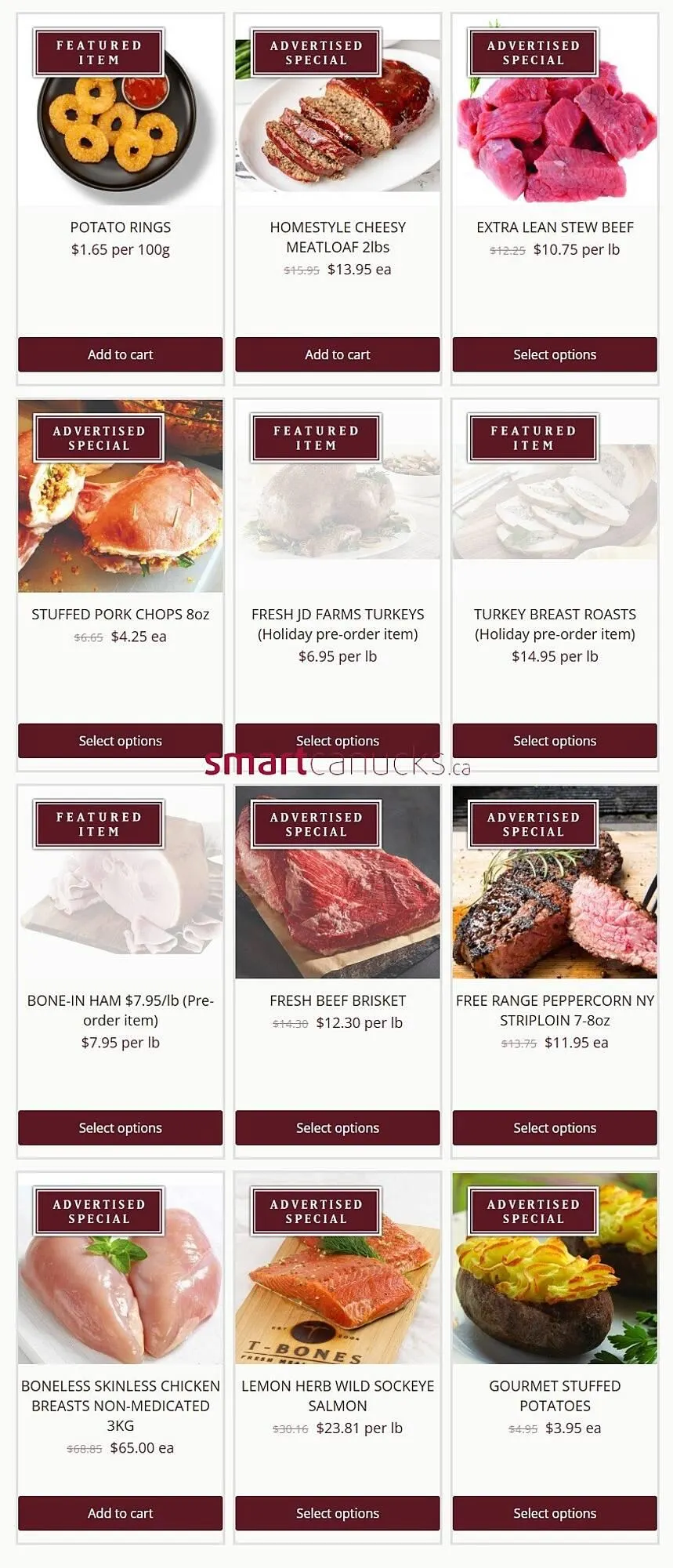 T-Bone's flyer from October 1 to October 31 2025 - flyer page 1