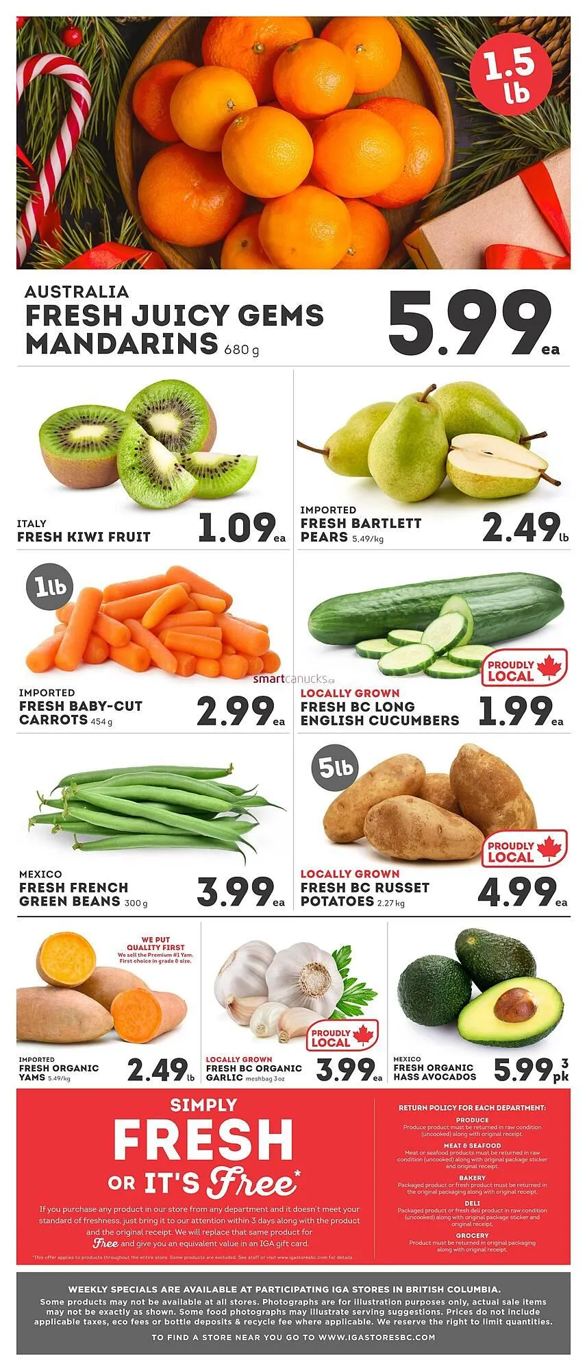 IGA flyer from December 4 to December 17 2025 - flyer page 6