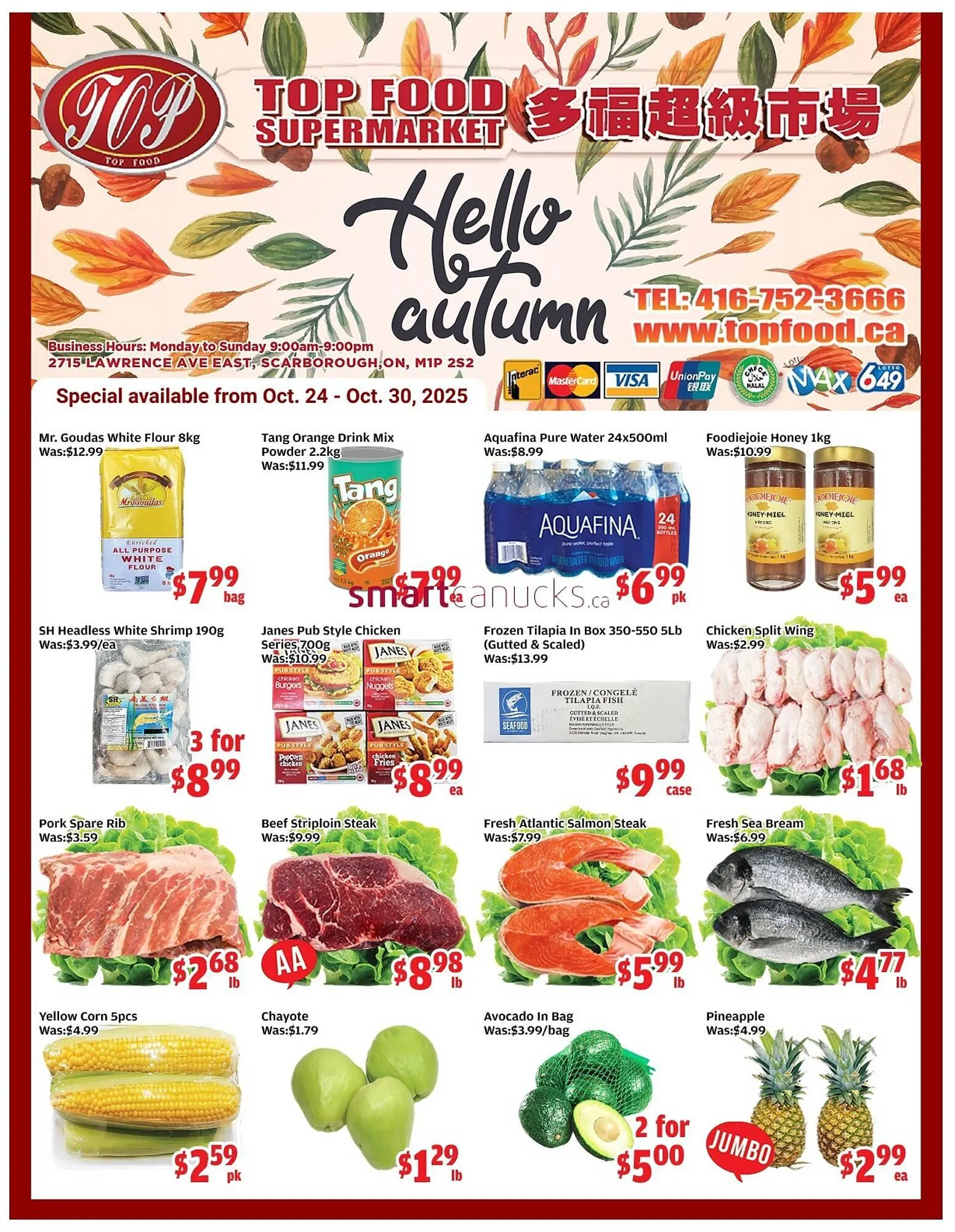 Top Food Supermarket flyer from October 24 to October 30 2025 - flyer page 1