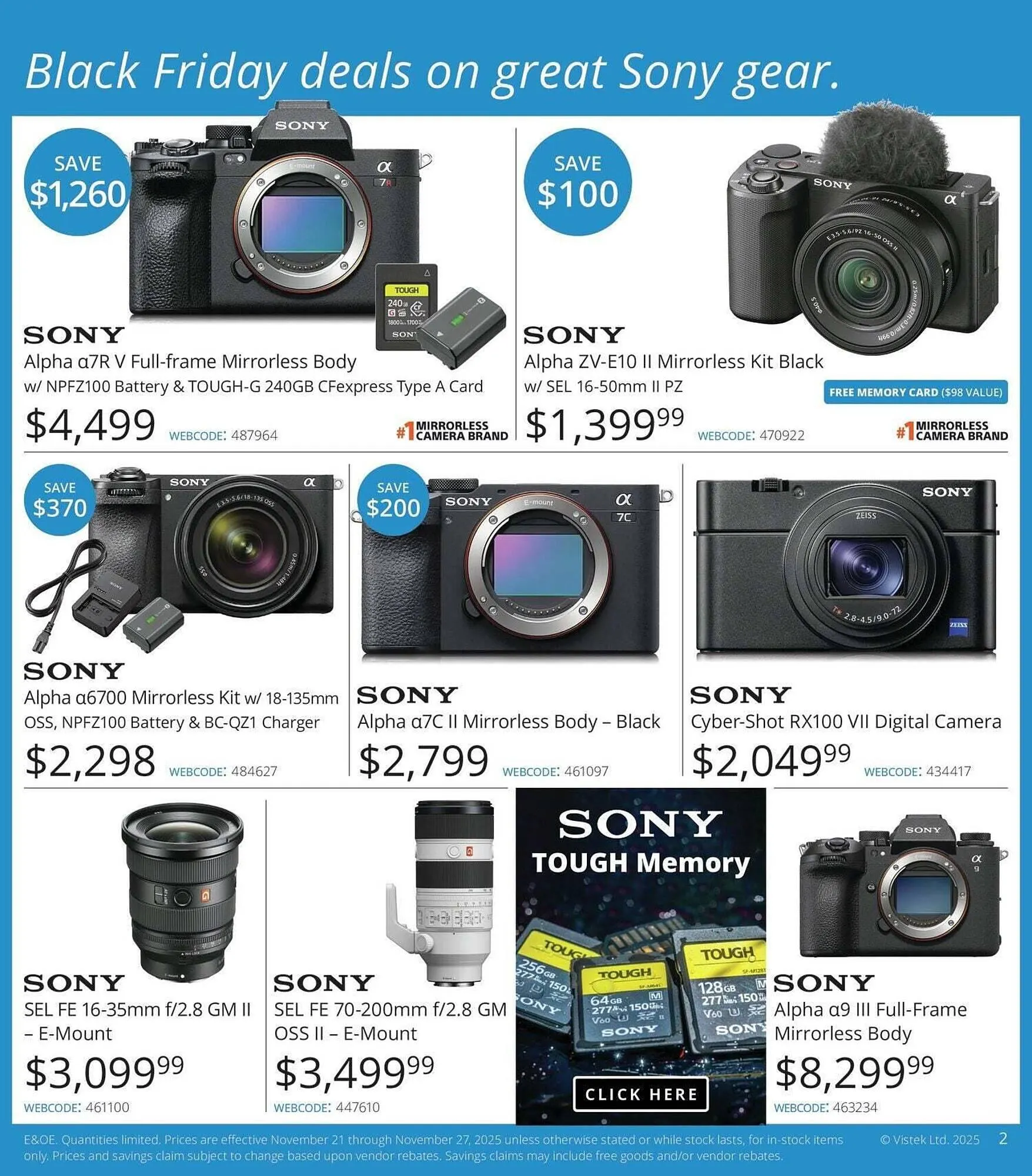 Vistek flyer from November 21 to November 27 2025 - flyer page 2