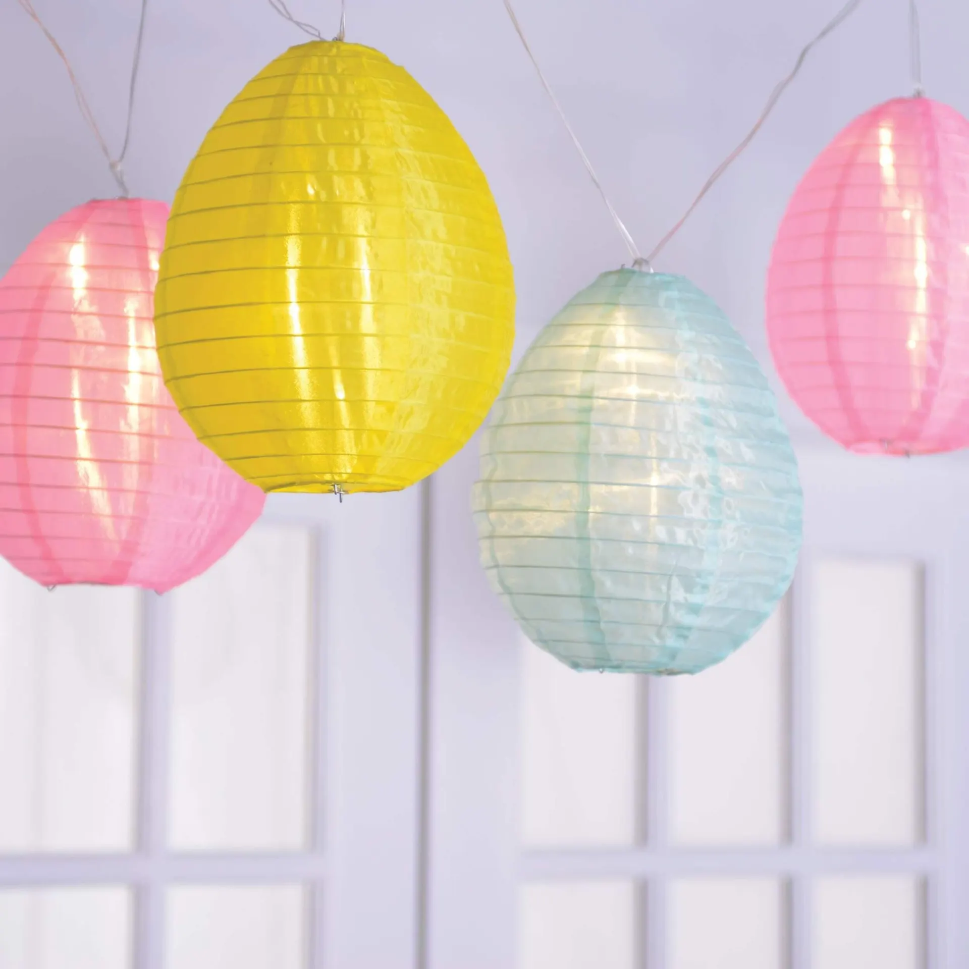 Easter Oversized Egg Lantern String Lights