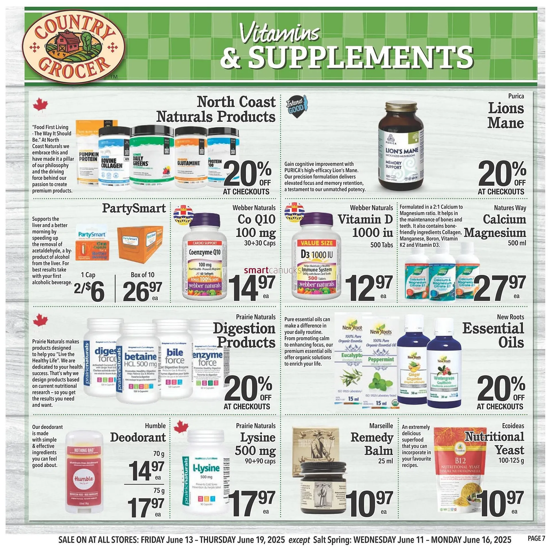 Country Grocer flyer from June 12 to June 20 2025 - flyer page 7
