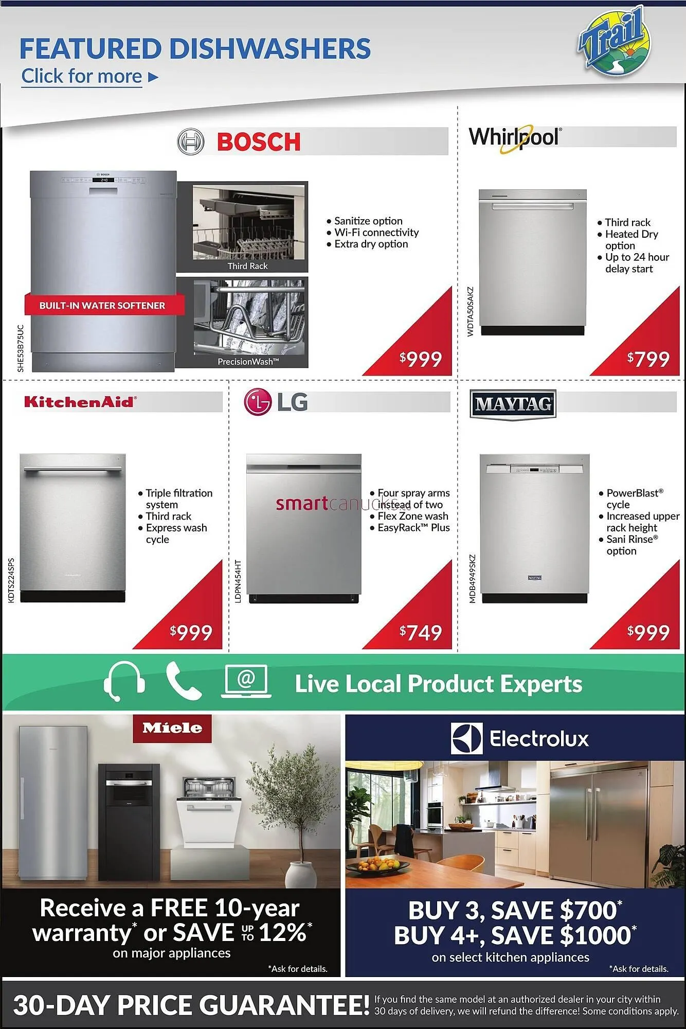 Trail Appliances flyer from September 5 to September 11 2025 - flyer page 6