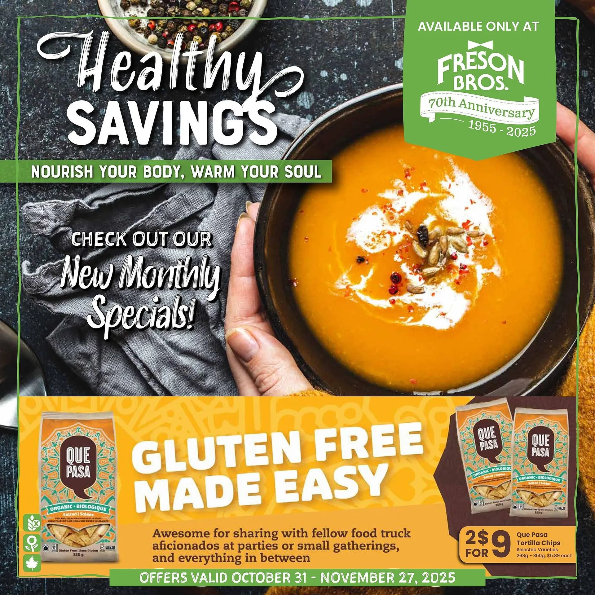 Freson Bros flyer from October 31 to November 6 2025 - flyer page 1