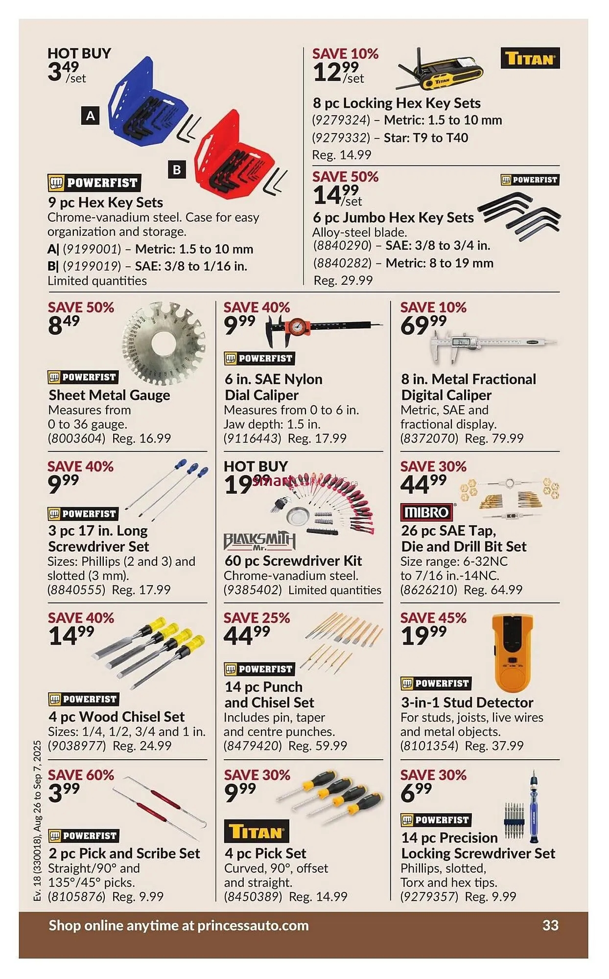 Princess Auto flyer from August 26 to September 7 2025 - flyer page 39