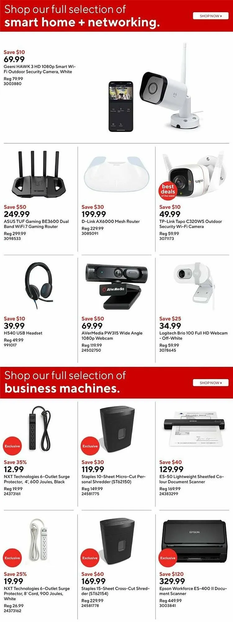 Staples flyer from January 2 to January 16 2025 - flyer page 15