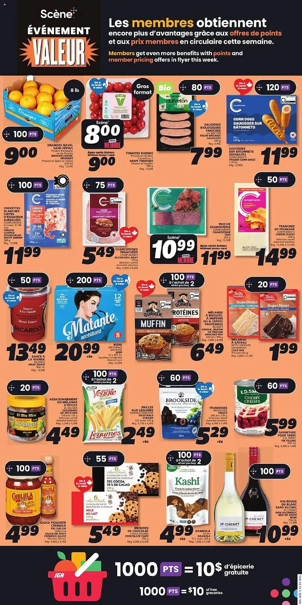 IGA flyer from March 19 to March 25 2026 - flyer page 13