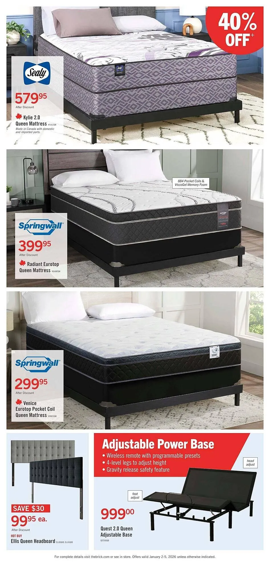 The Brick flyer from December 30 to January 13 2026 - flyer page 2