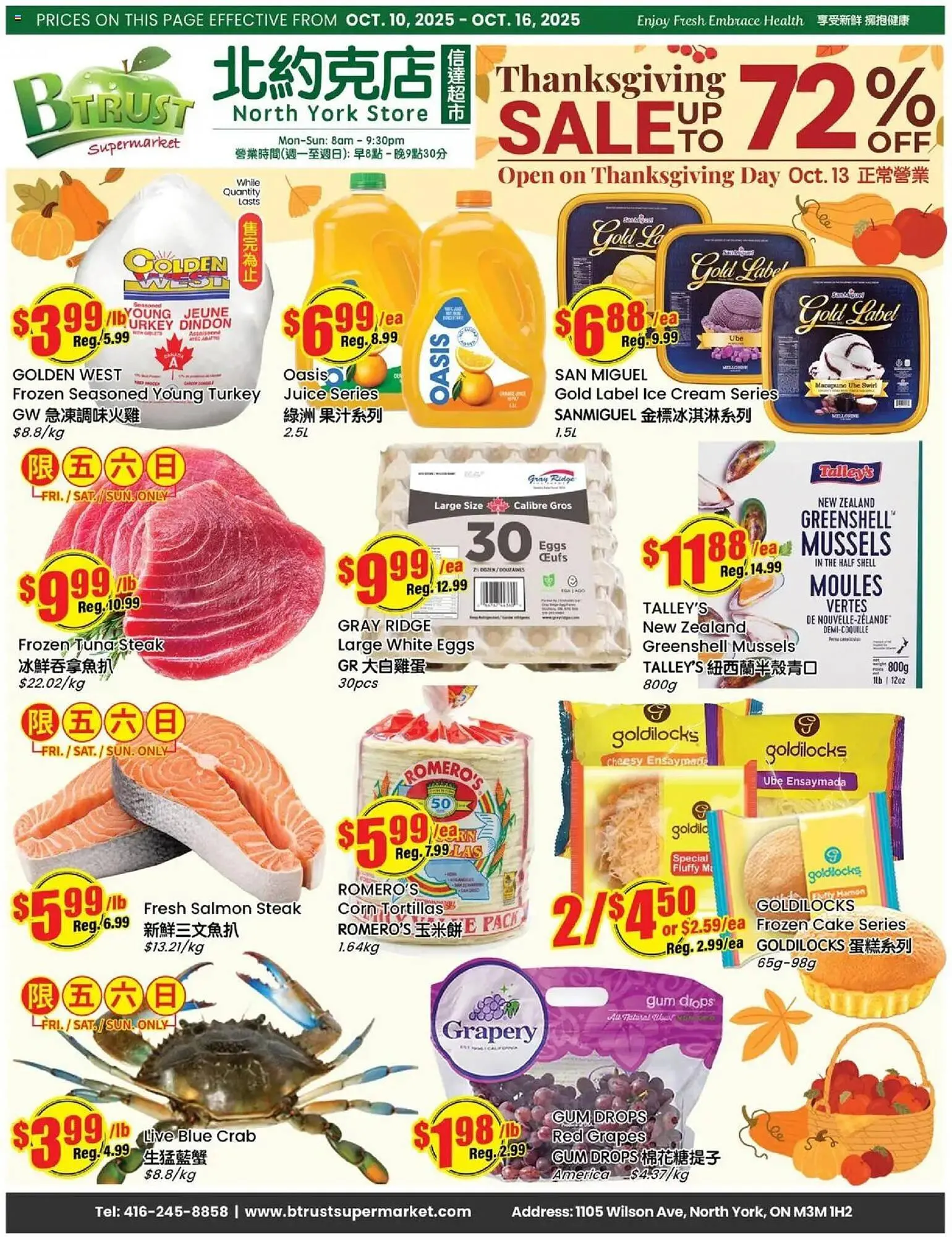Btrust Supermarket flyer from October 10 to October 16 2025 - flyer page 1