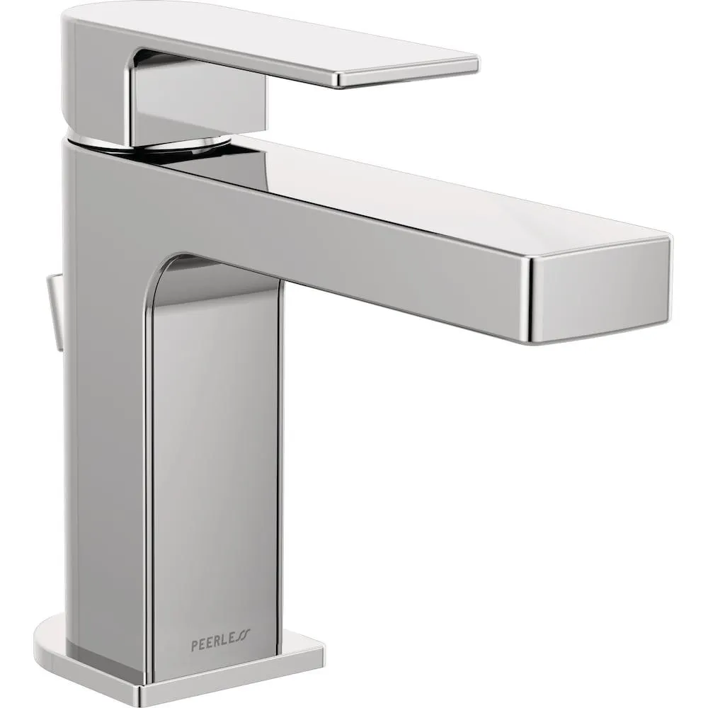 Xander Single Hole Single Handle Lever Bathroom Sink Faucet Standard Flow Deck Mount in Chrome