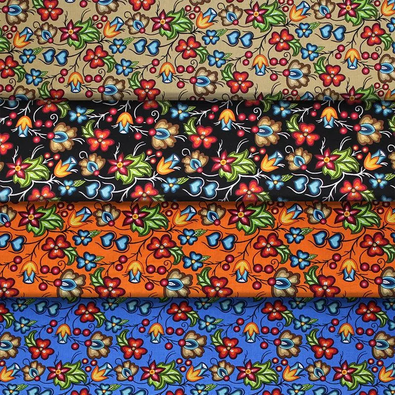 Native Floral 2 - 45" - 100% cotton