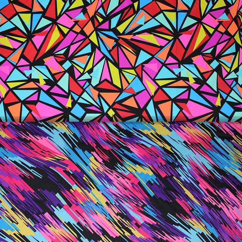 Geometric Shapes Spandex - 60"