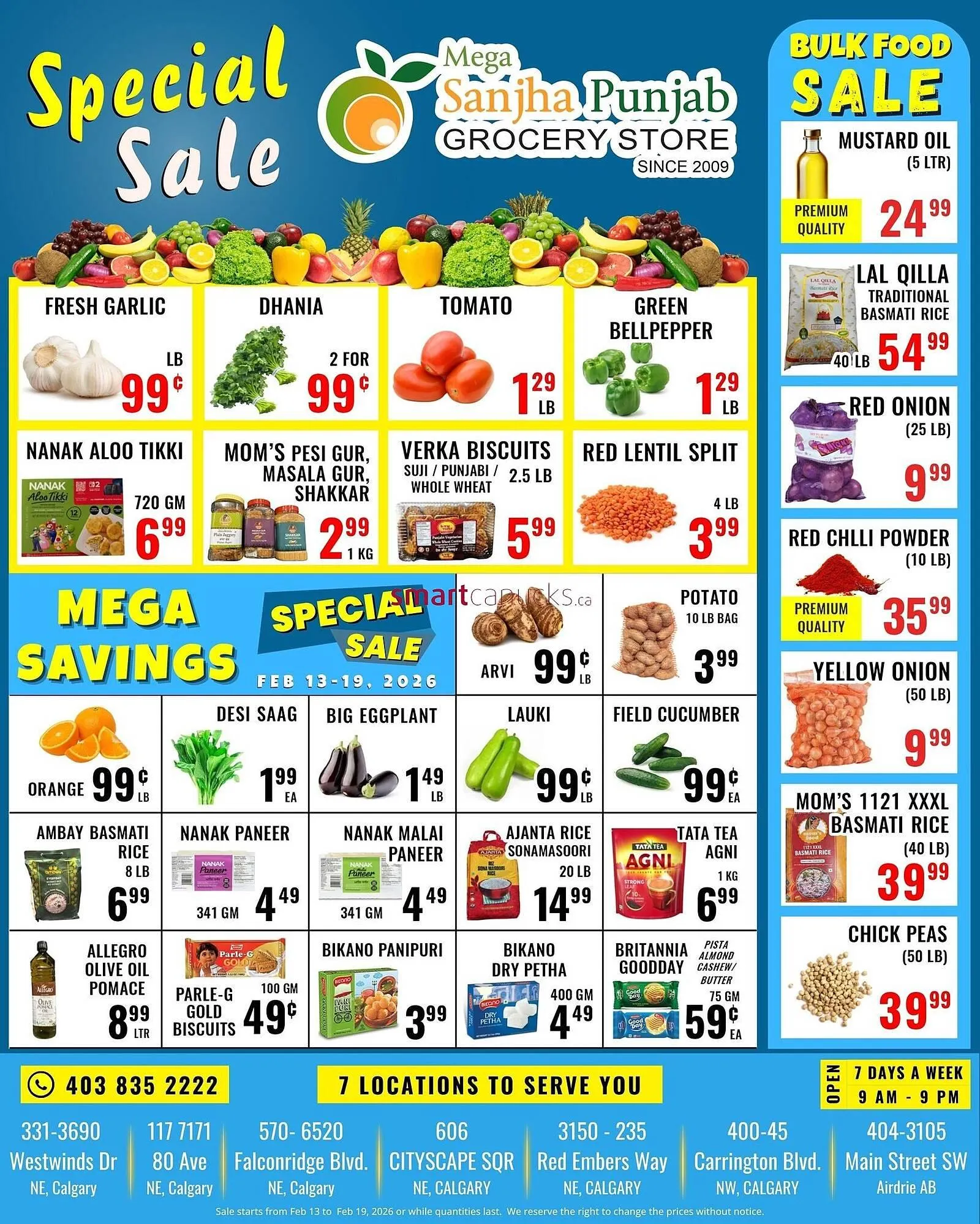 Mega Sanjha Punjab Grocery Store flyer - 1