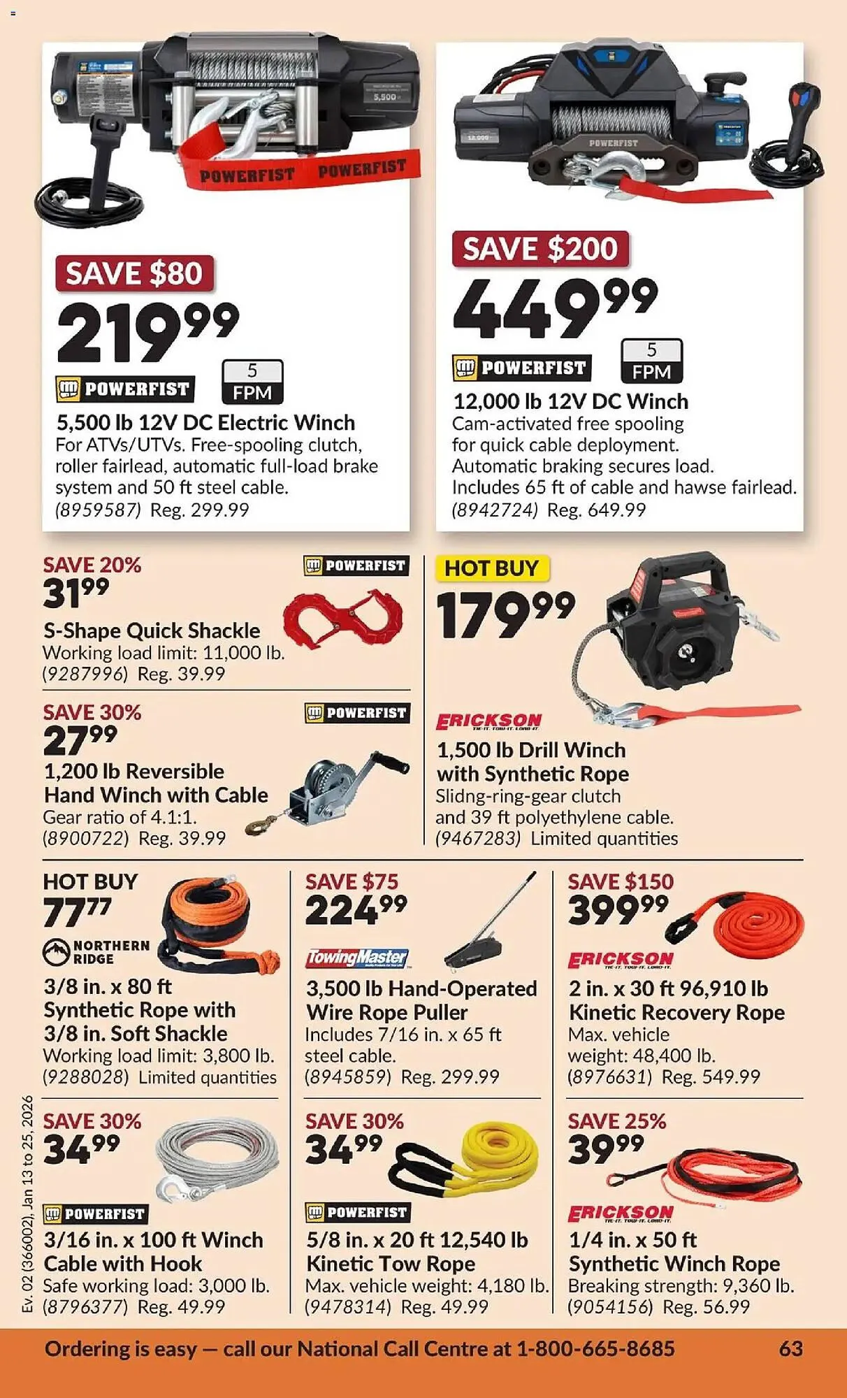 Princess Auto flyer from January 13 to January 25 2026 - flyer page 69