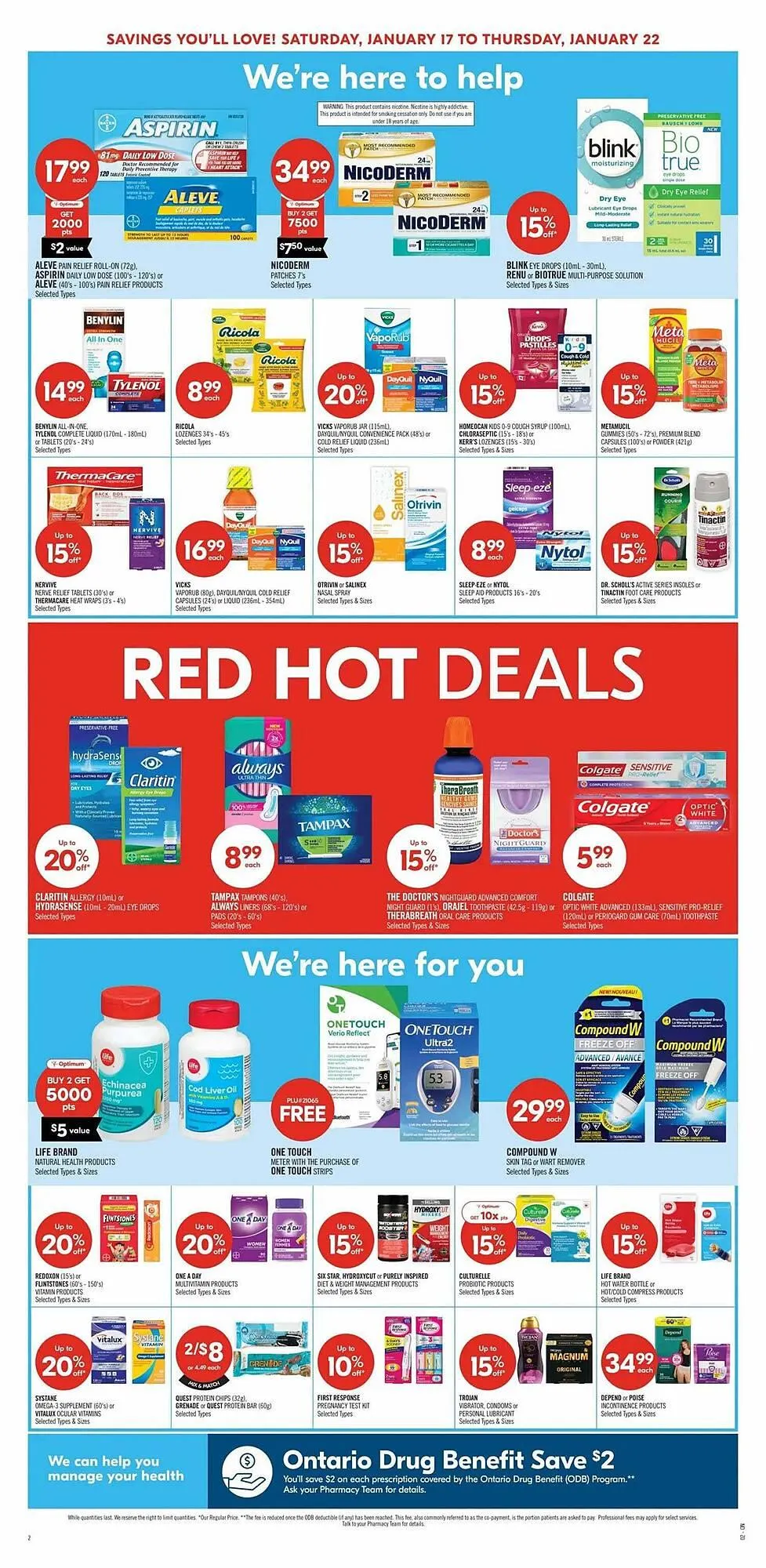 Shoppers Drug Mart flyer from January 15 to January 22 2026 - flyer page 6