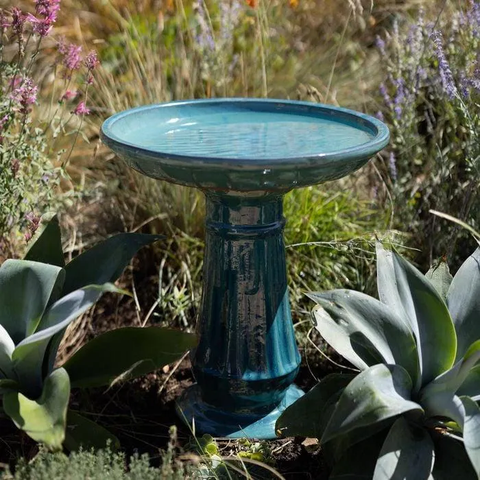 Northcote Pottery 52 x 52 x 60cm Forest Green Primo Miami Bird Bath