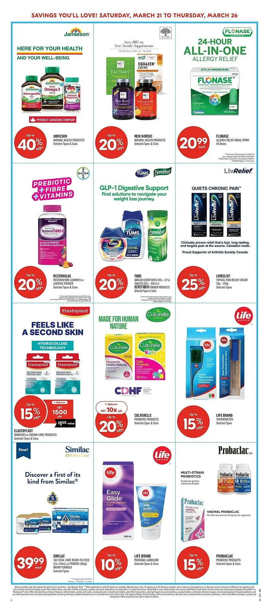 Shoppers Drug Mart flyer from March 21 to March 26 2026 - flyer page 13