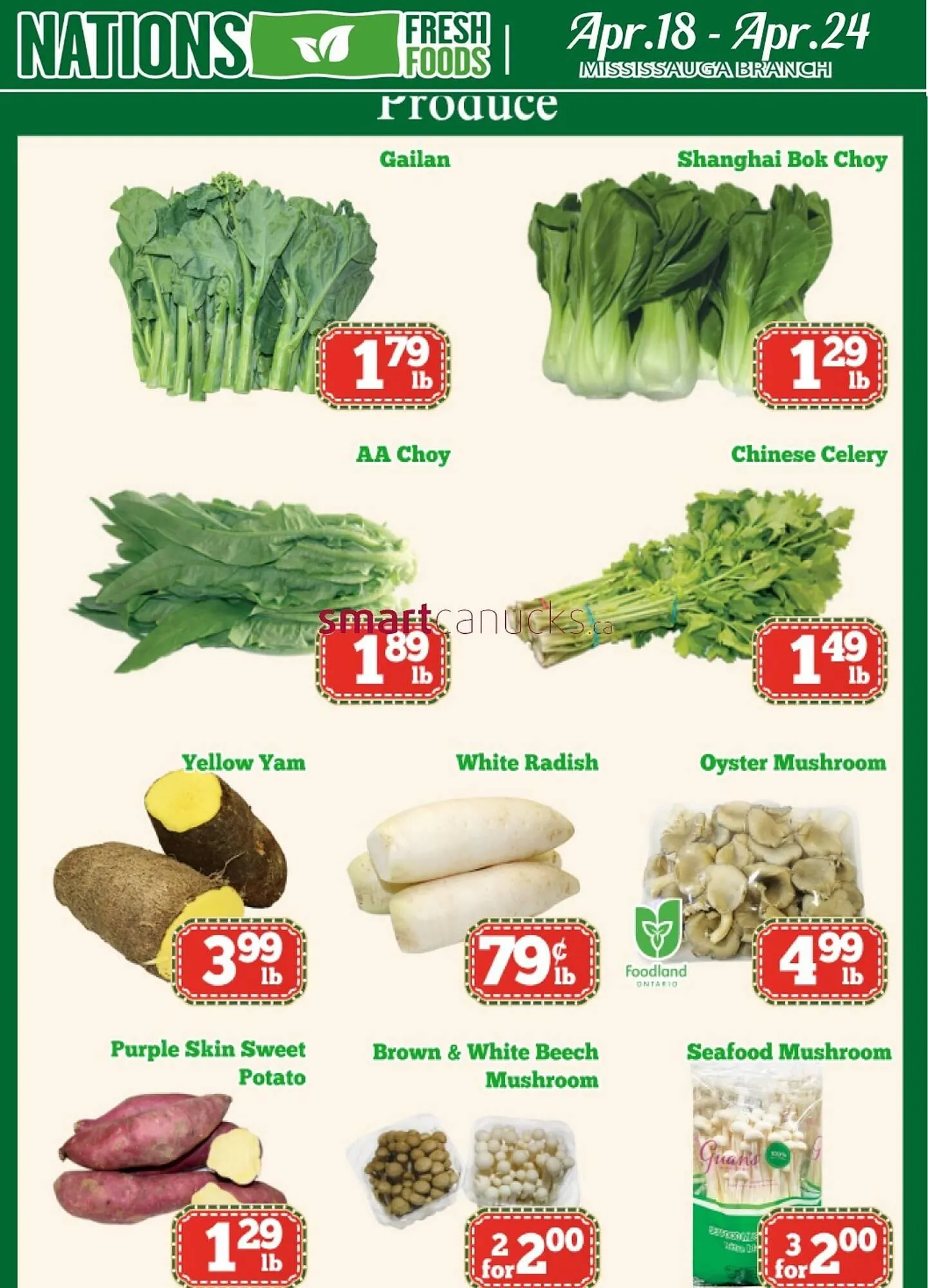 Nations Fresh Foods flyer from April 18 to April 24 2025 - flyer page 1