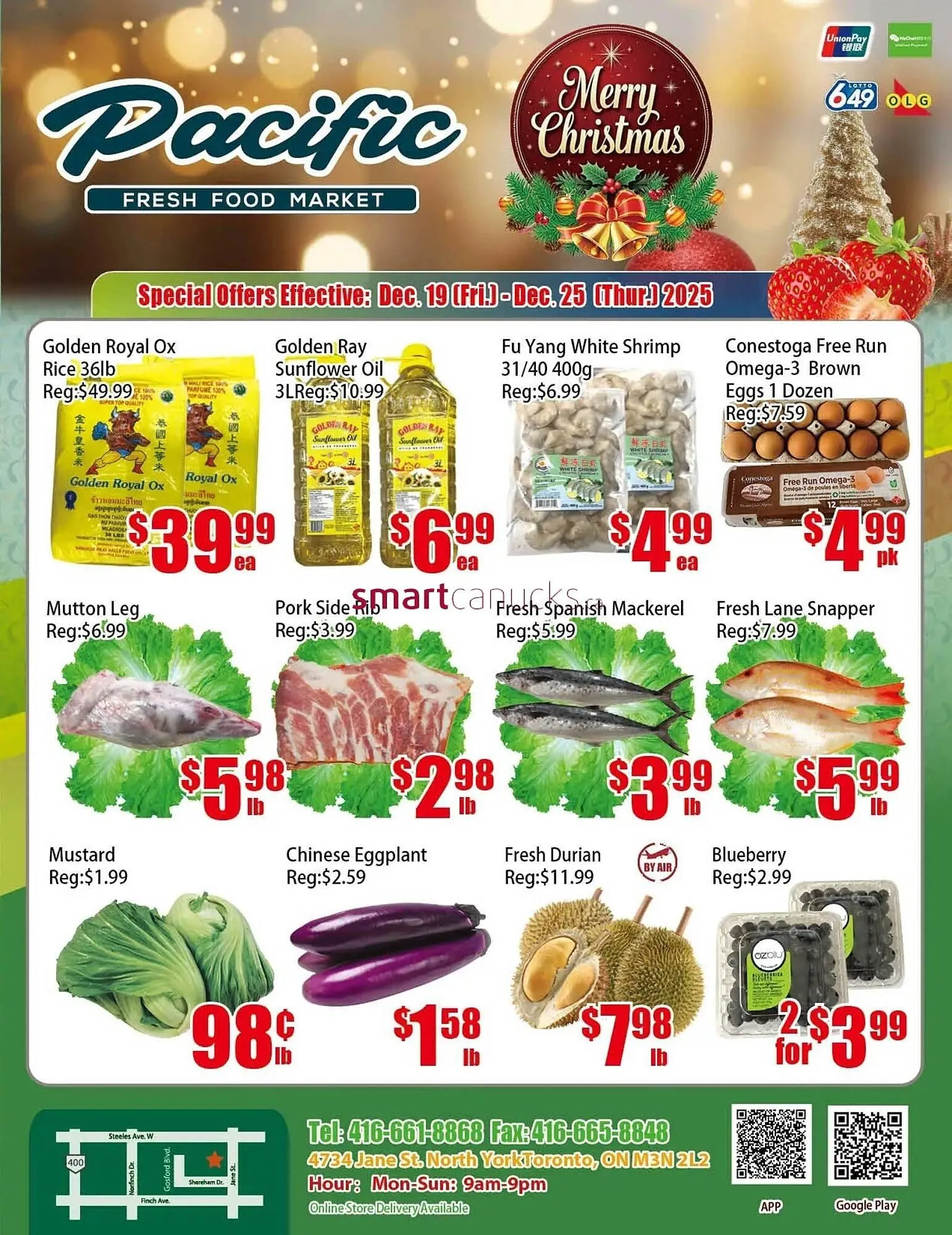 New Pacific Supermarket flyer from December 19 to December 25 2025 - flyer page 1