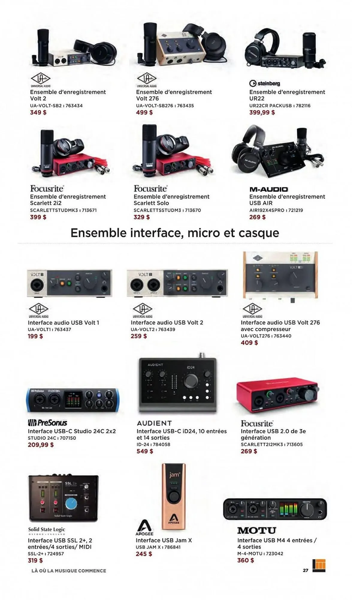 Long & McQuade flyer from November 3 to July 1 2024 - flyer page 27