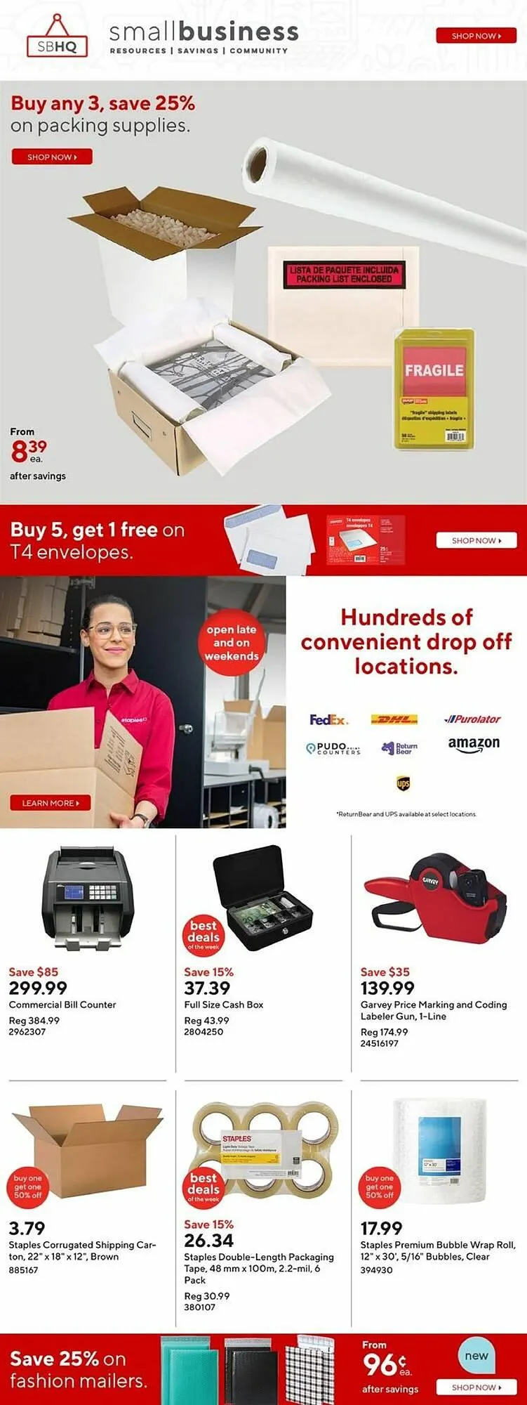 Staples flyer from January 2 to January 16 2025 - flyer page 23
