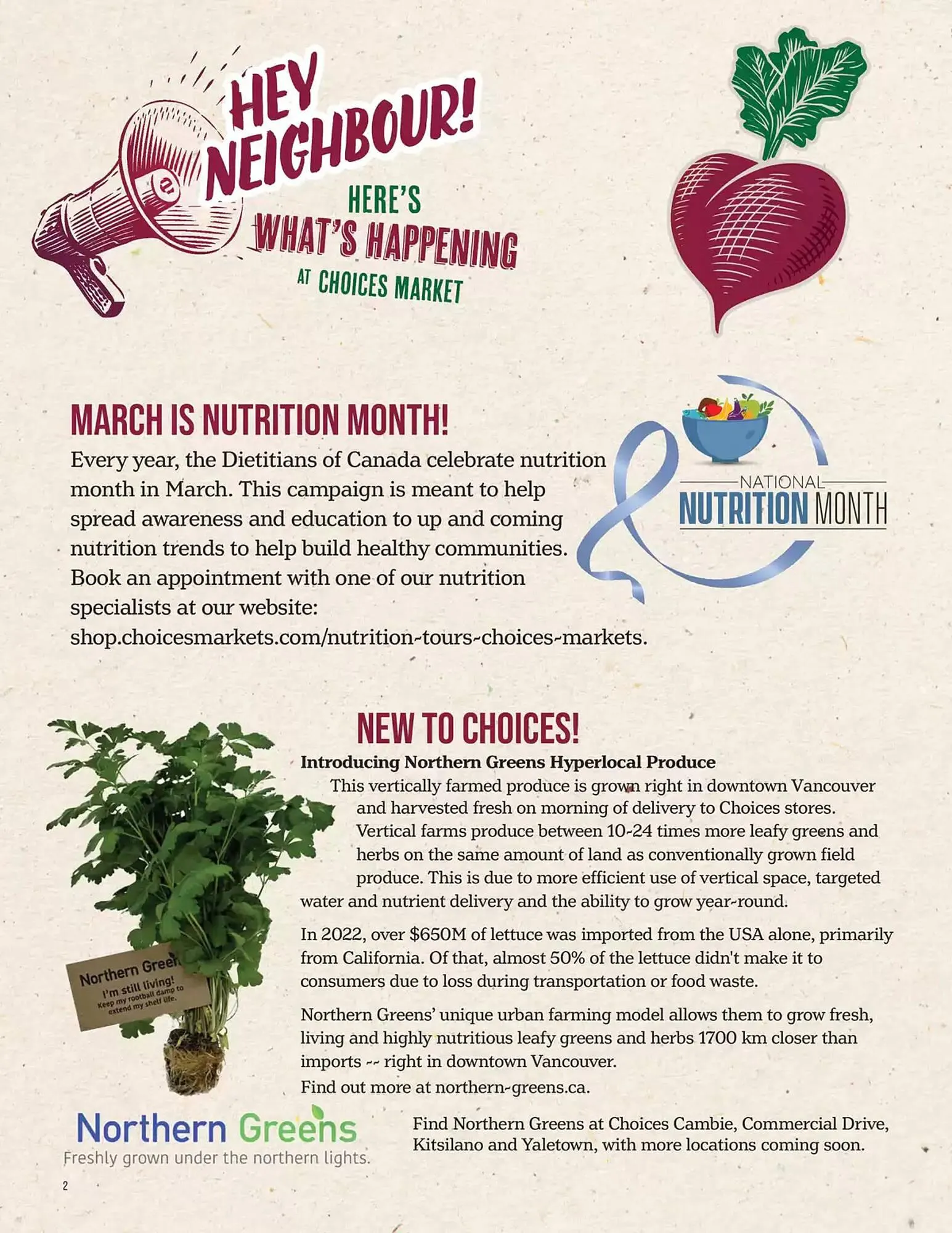 Choices Market flyer from March 1 to March 31 2025 - flyer page 2