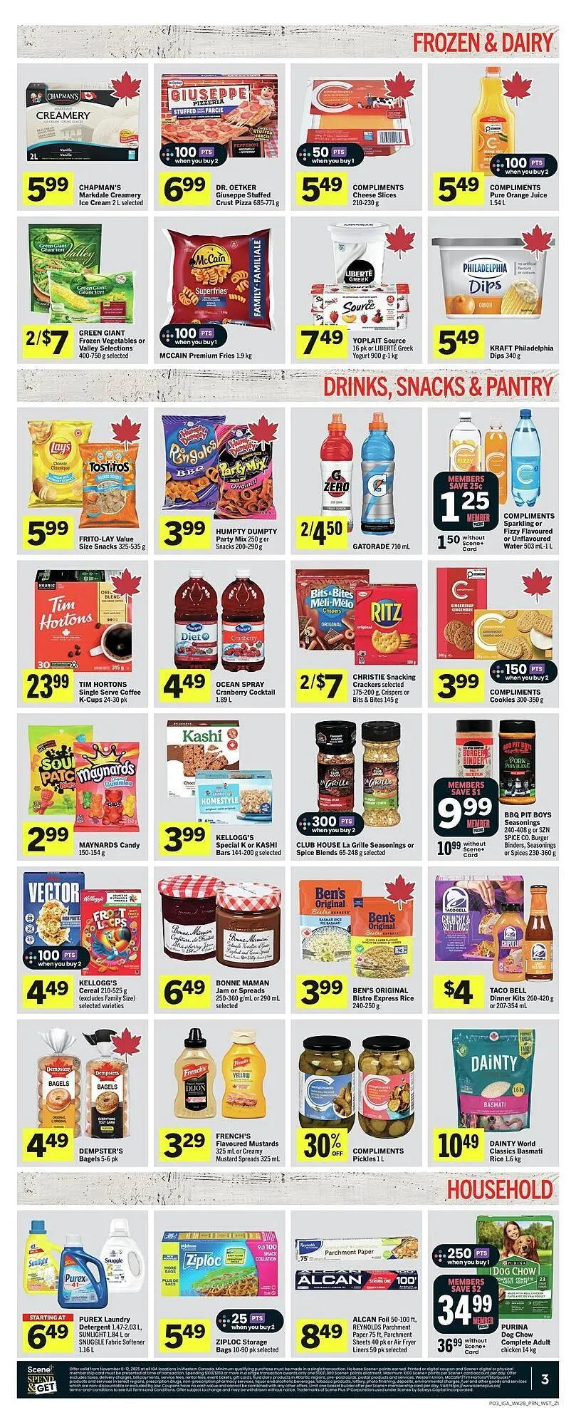 IGA flyer from November 6 to November 13 2025 - flyer page 4