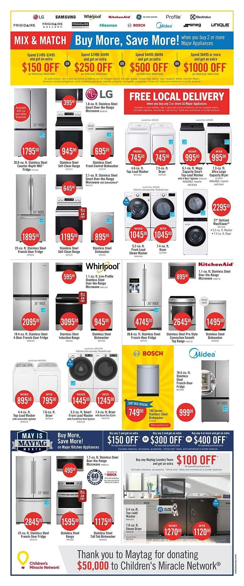 The Brick flyer from May 16 to May 23 2025 - flyer page 16