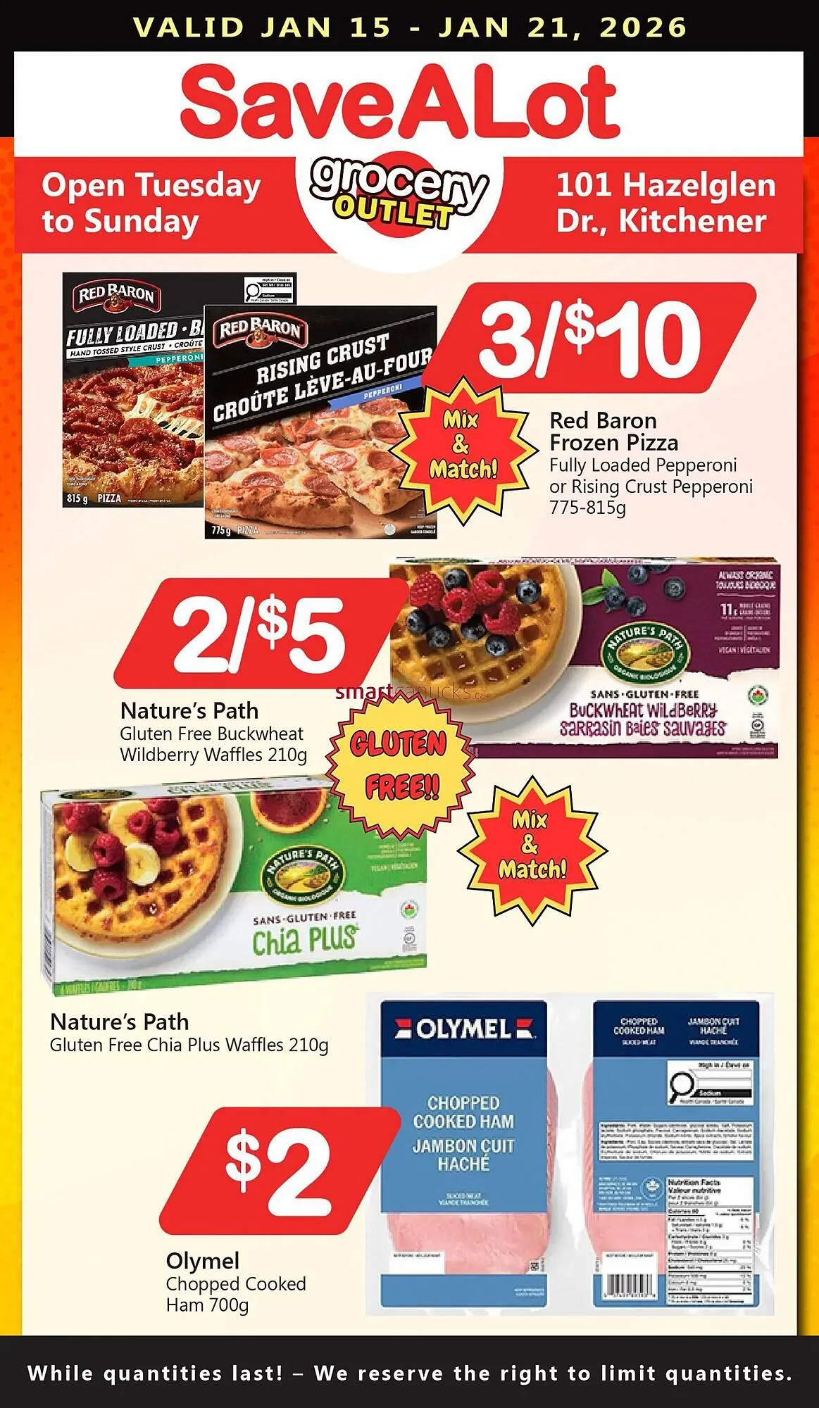 Save on Foods flyer from January 15 to January 21 2026 - flyer page 1