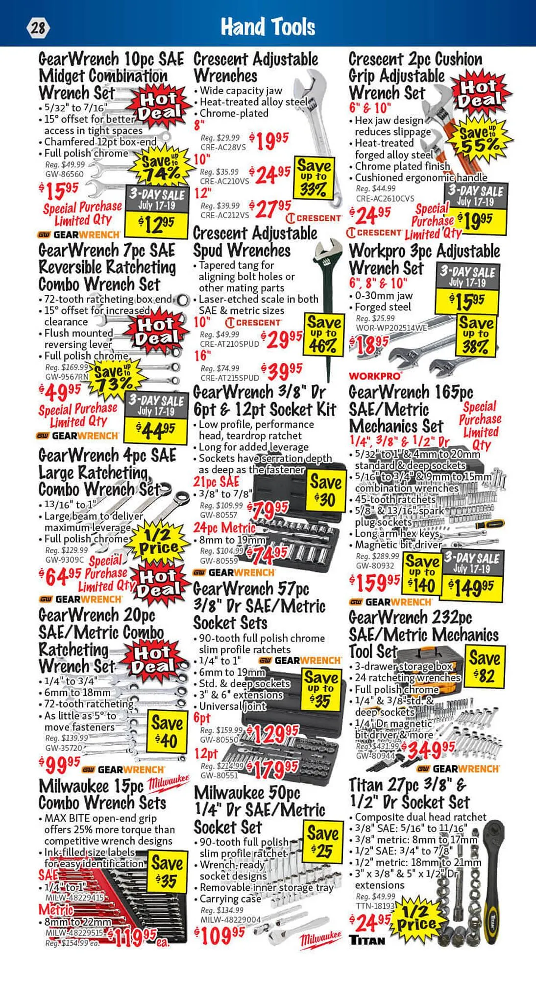 KMS Tools flyer from July 3 to July 9 2025 - flyer page 28