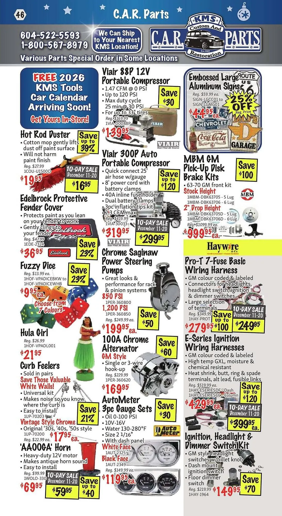 KMS Tools flyer from December 1 to January 1 2026 - flyer page 46