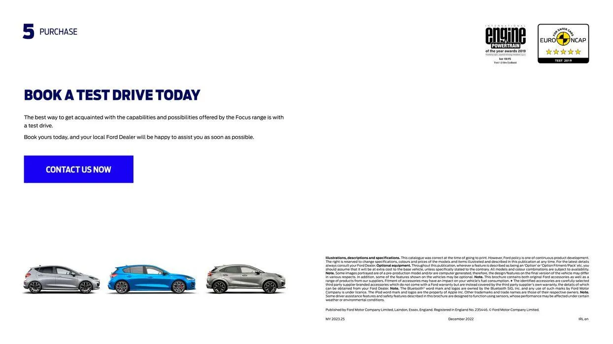 Ford Focus from April 22 to April 22 2025 - flyer page 54