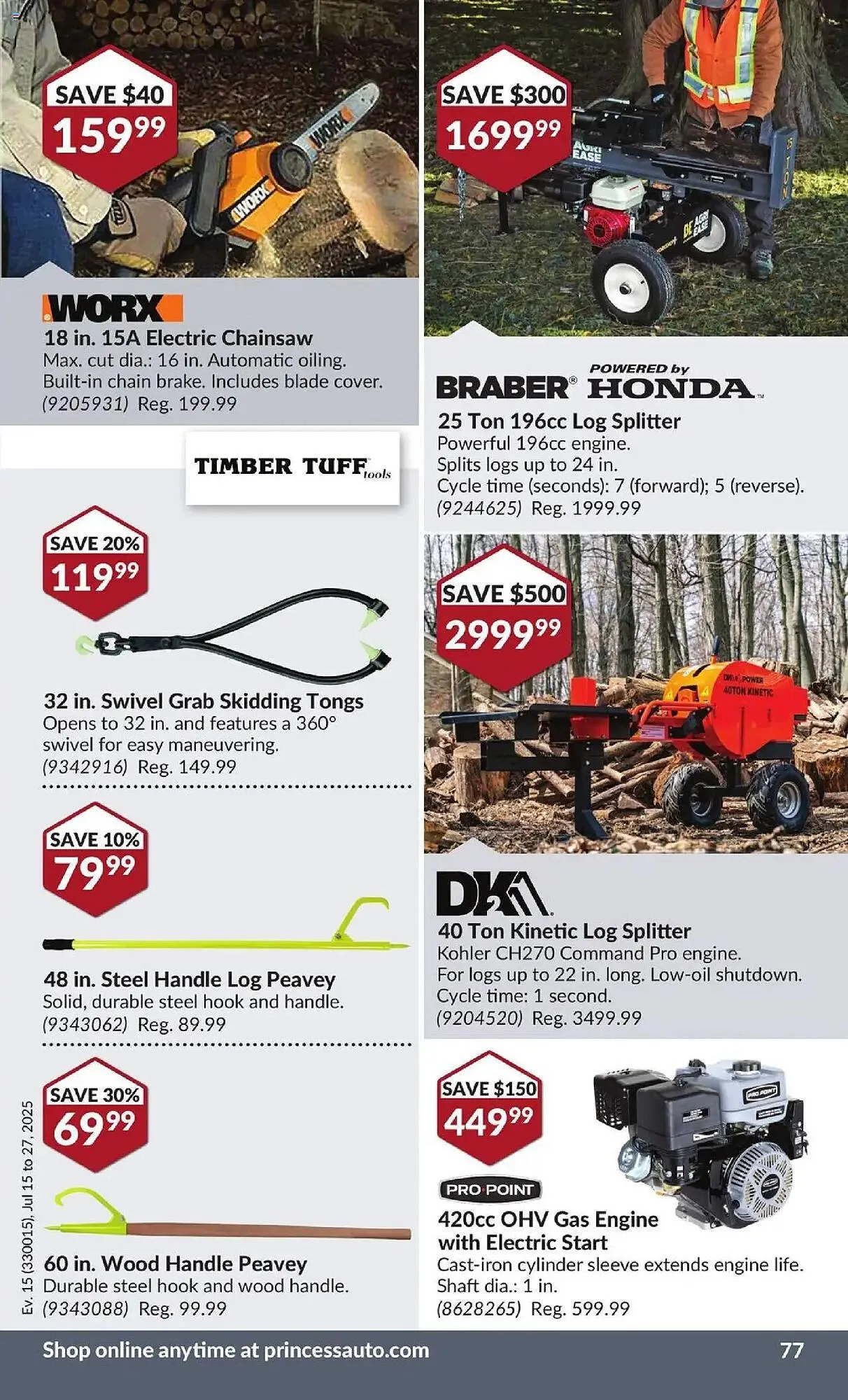 Princess Auto flyer from July 15 to July 27 2025 - flyer page 83