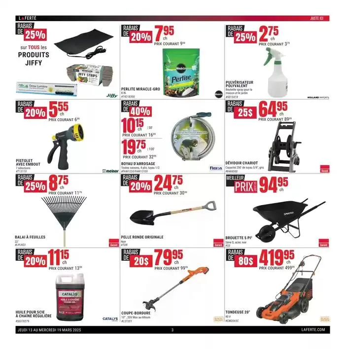 Les Speciaux De La Semaine from March 13 to March 19 2025 - flyer page 3