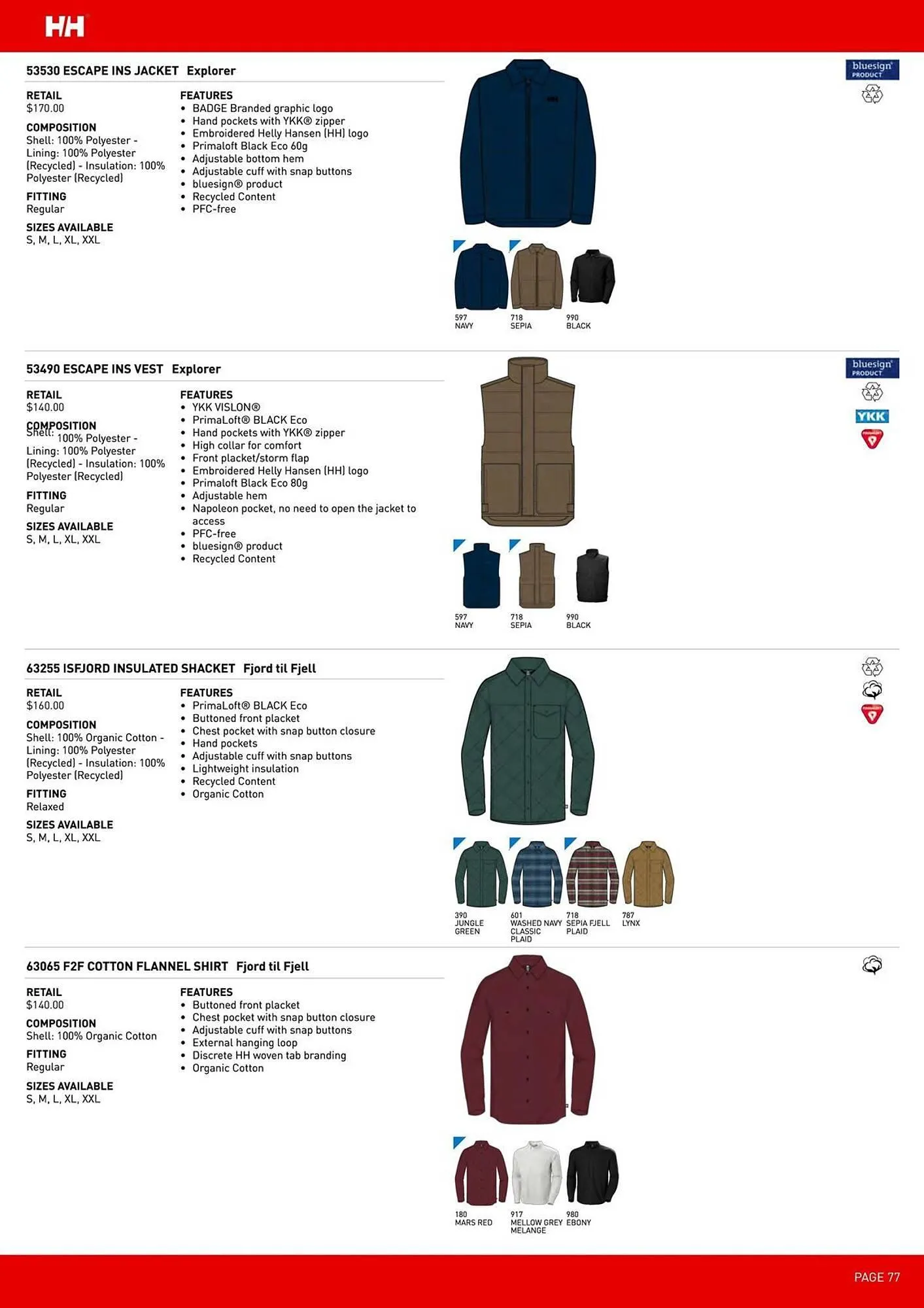 Helly Hansen flyer from September 11 to February 28 2026 - flyer page 77