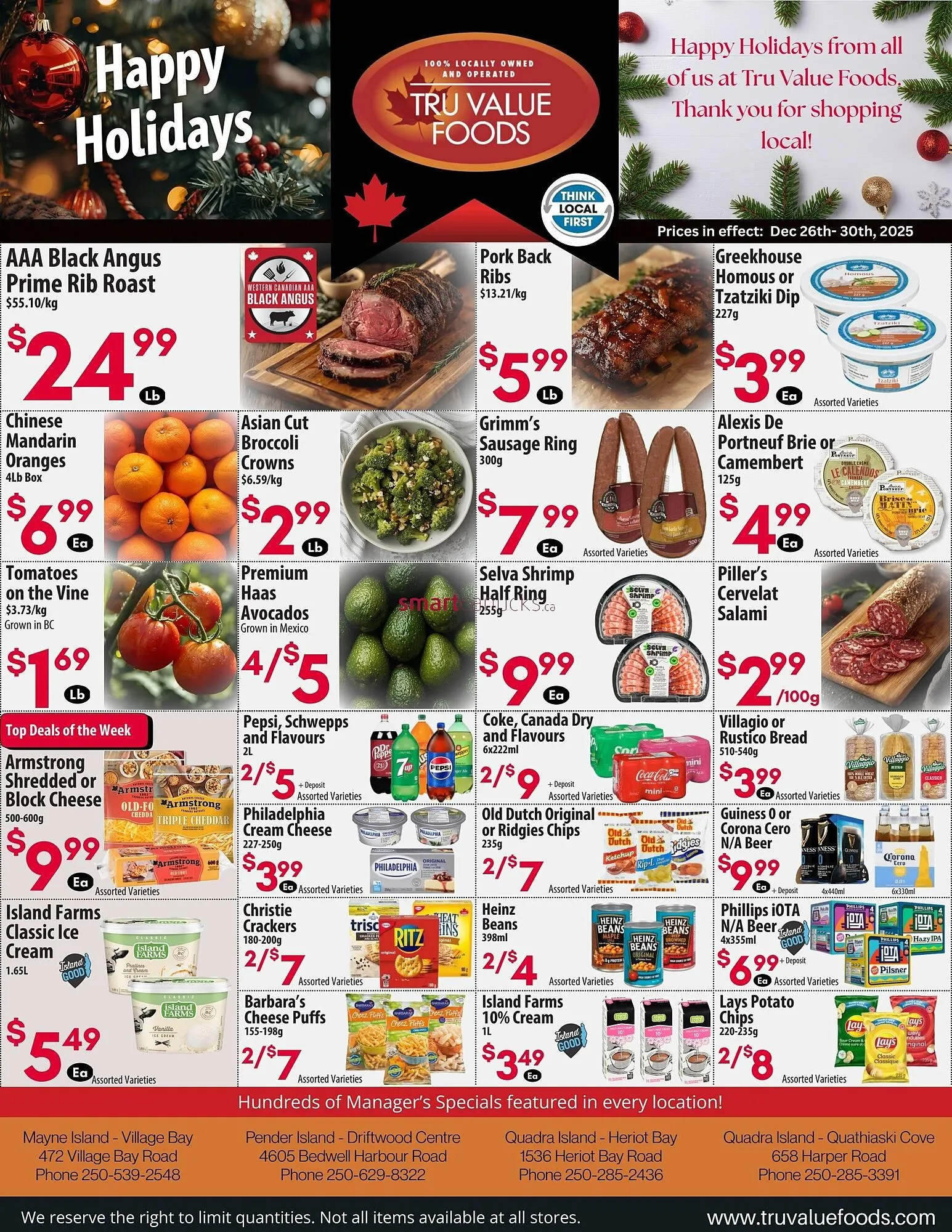 Tru Value Foods flyer from December 26 to December 30 2025 - flyer page 1