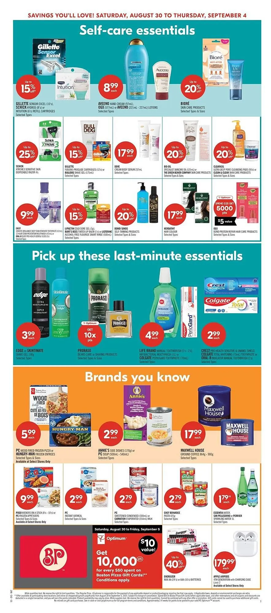 Shoppers Drug Mart flyer from August 30 to September 4 2025 - flyer page 20