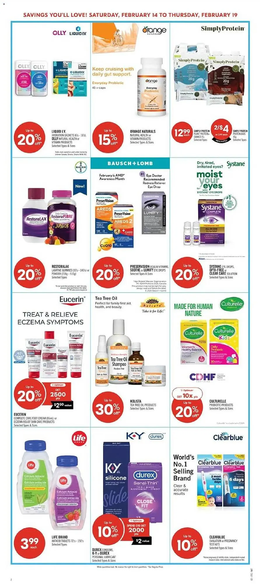 Shoppers Drug Mart flyer from February 14 to February 19 2026 - flyer page 15