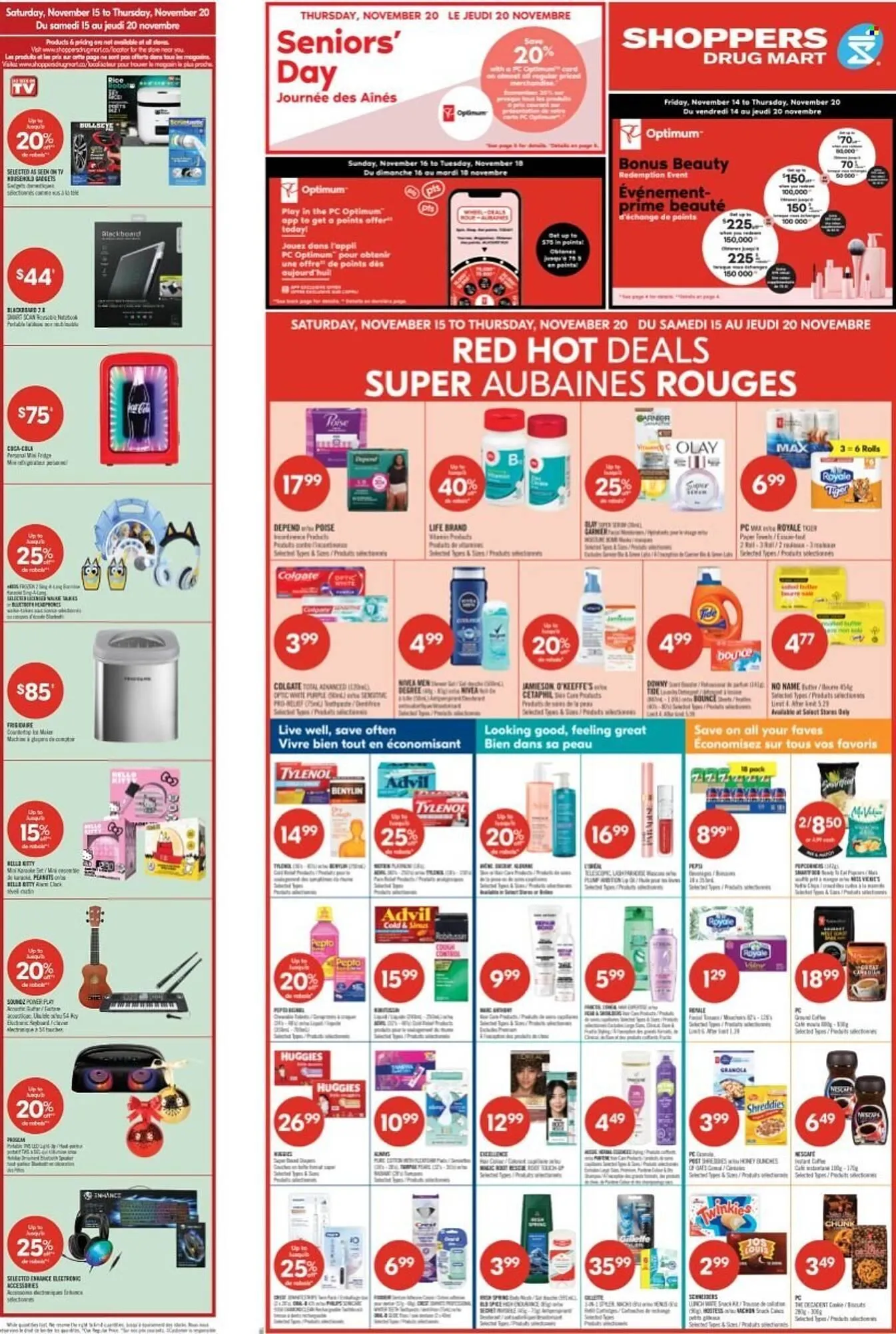 Shoppers Drug Mart flyer from November 14 to November 20 2025 - flyer page 1