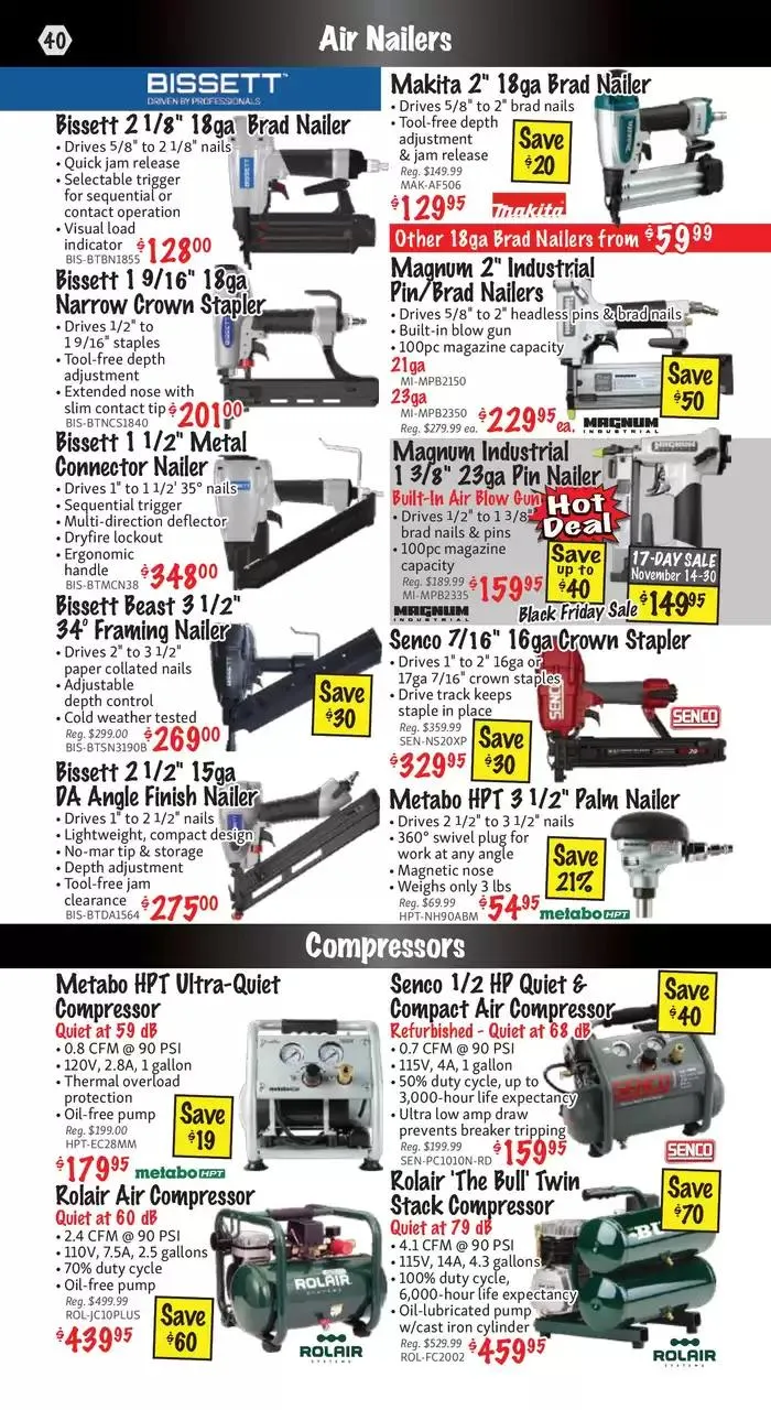 KMS Tools November 2024 Black Friday Sale from November 1 to November 15 2024 - flyer page 40