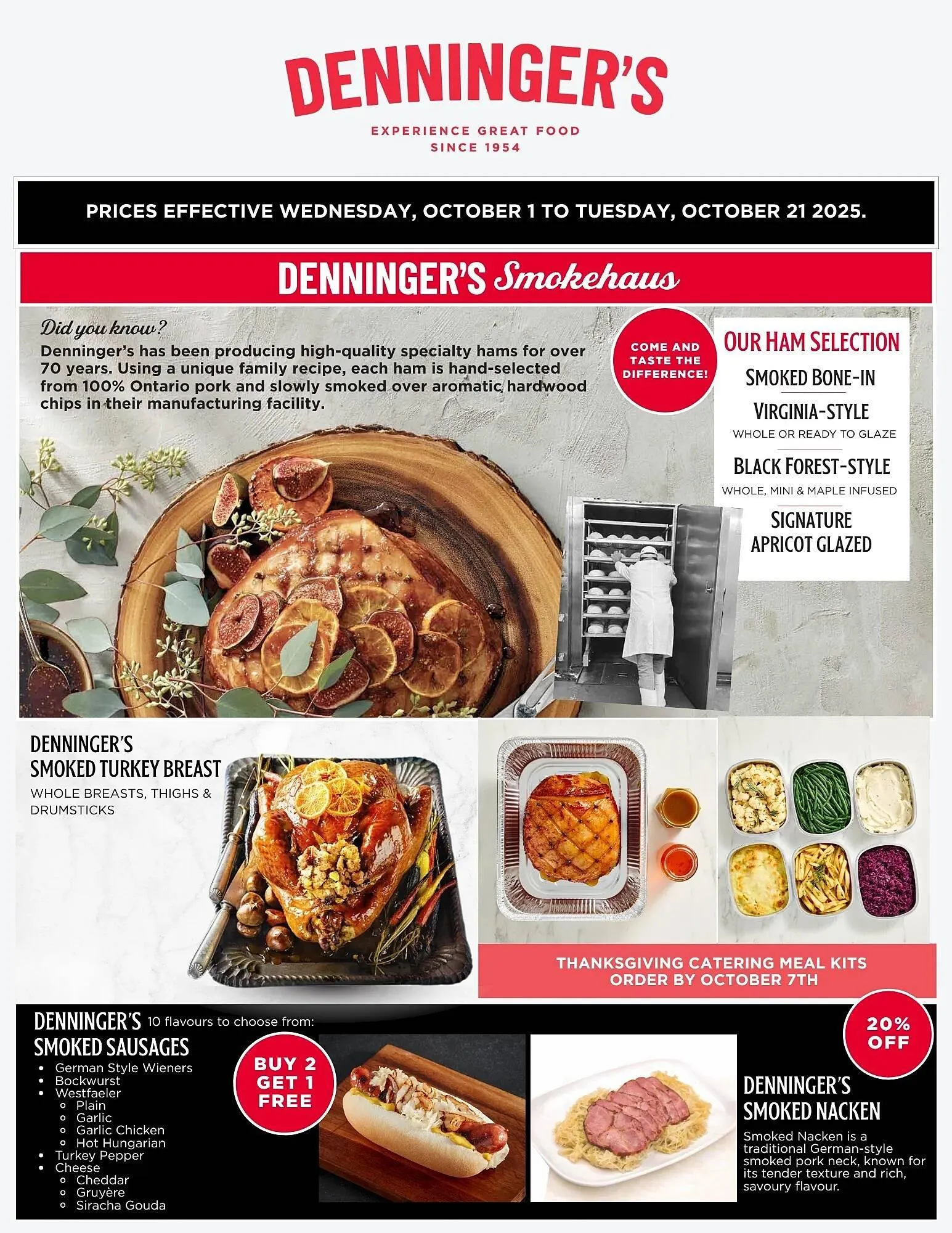 Denninger's flyer from October 8 to October 14 2025 - flyer page 1