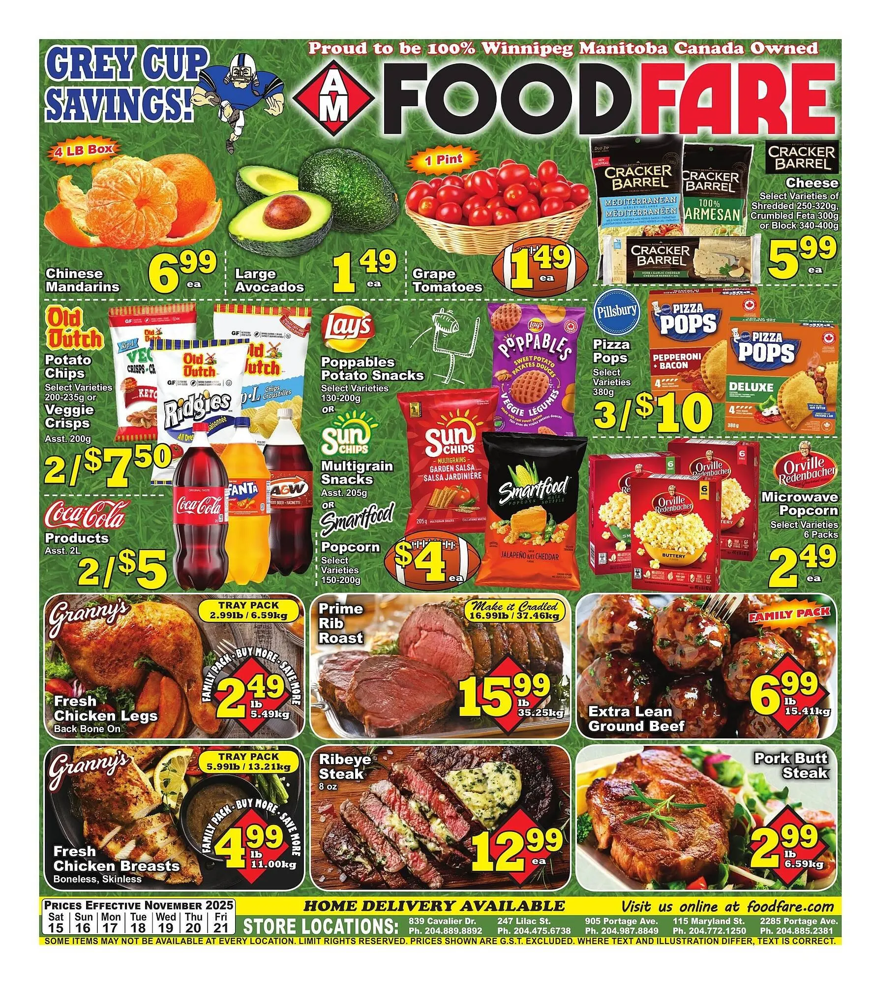 Food Fare flyer from November 14 to November 19 2025 - flyer page 1