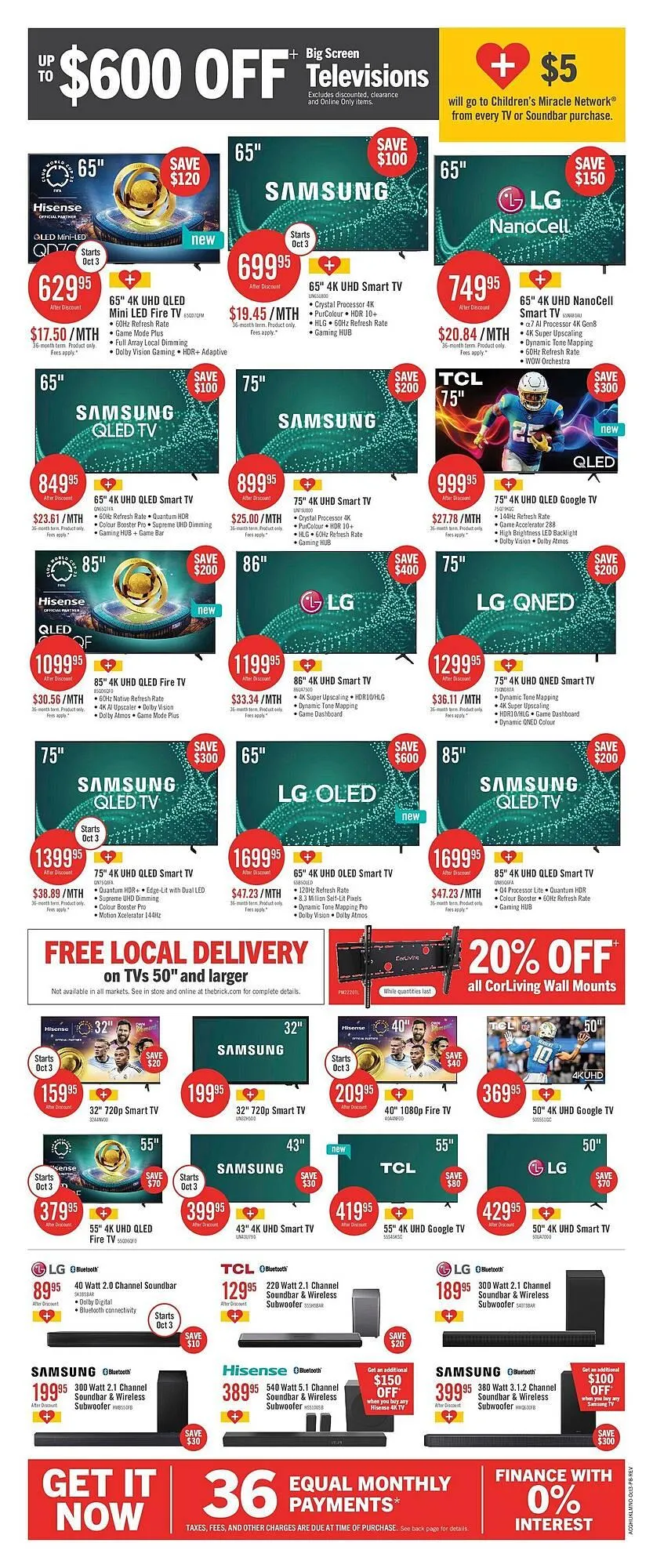 The Brick flyer from September 30 to October 9 2025 - flyer page 16